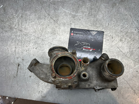 Porsche 928 thermostat housing, used 9281061614R