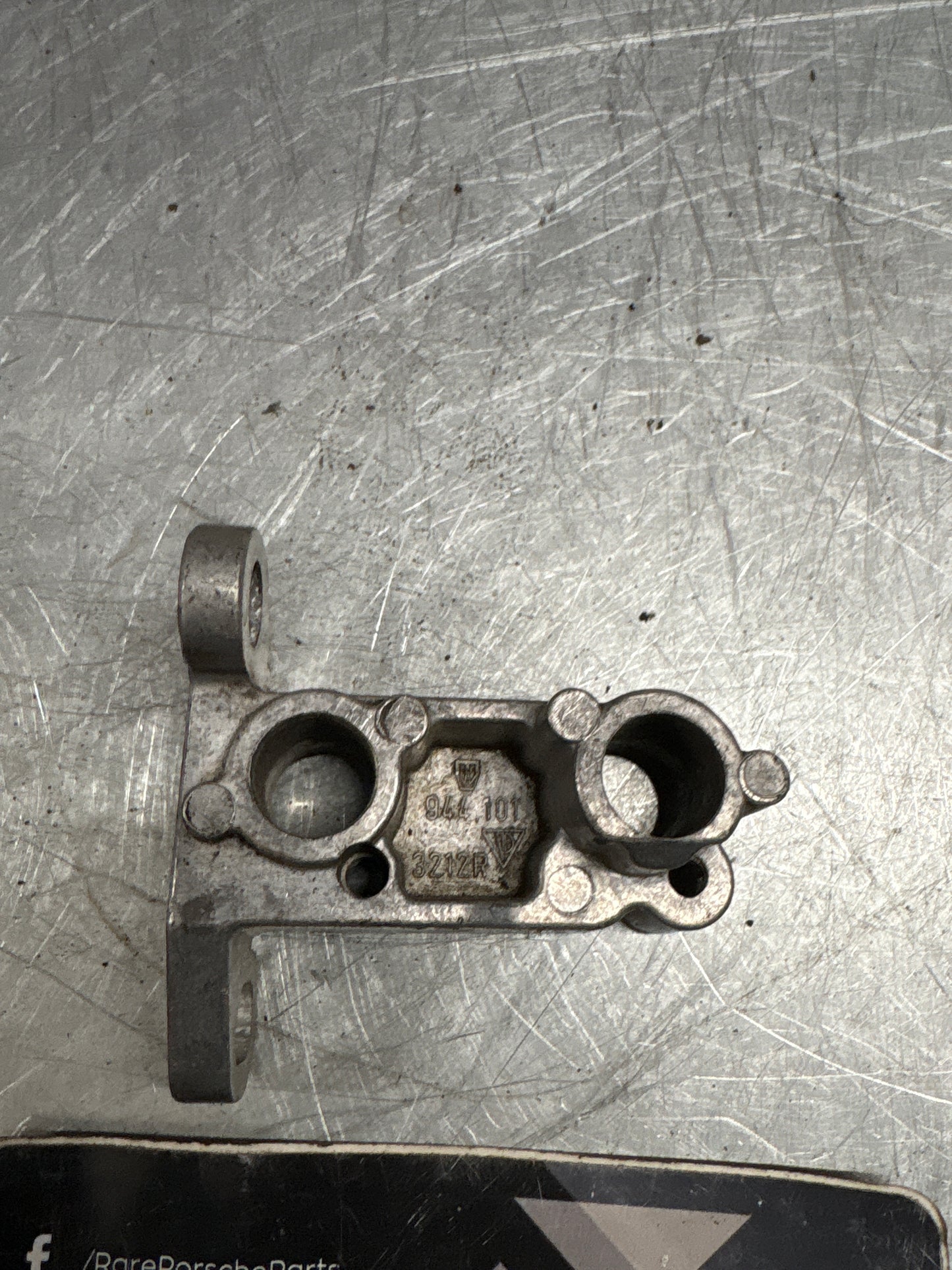 Porsche 944 flywheel sensor Bell-housing bracket, used 9441013212R