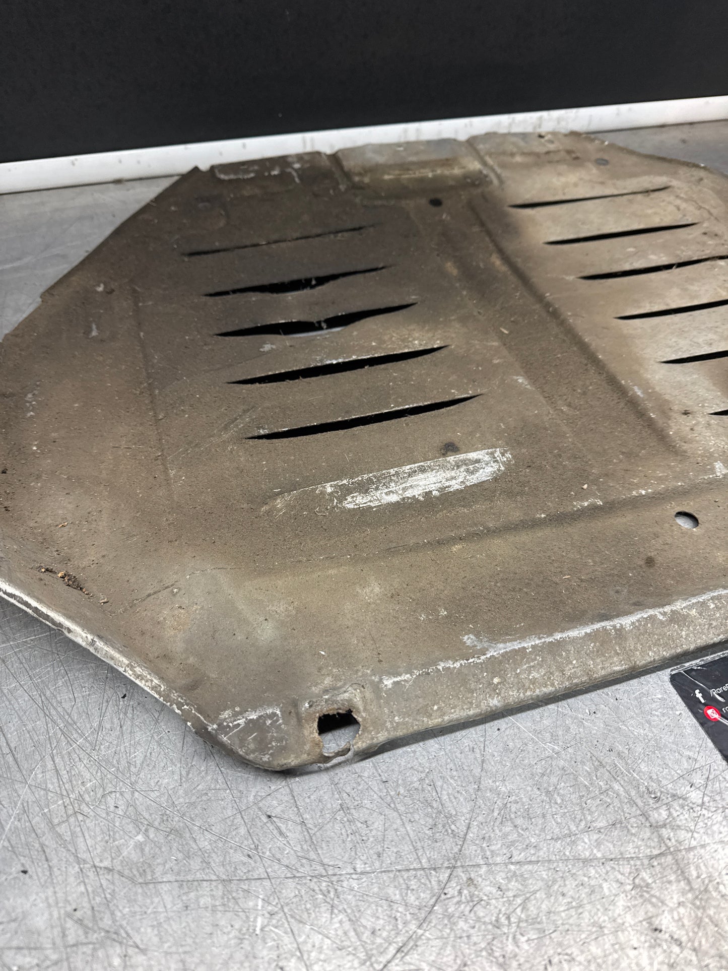 Porsche 944 engine tray / belly pan / undertray used. Aluminium. 94434116103