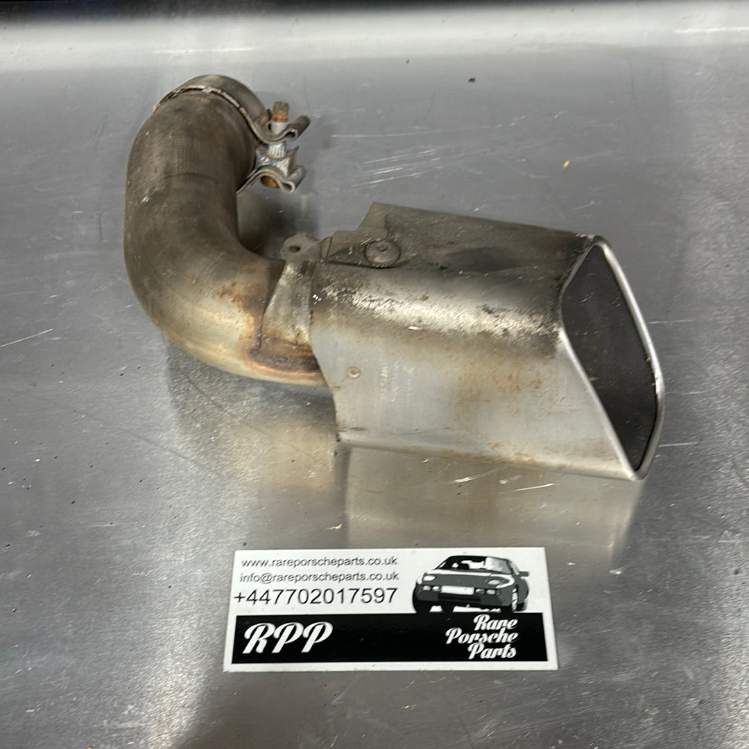 Porsche Cayenne E3 tailpipe, exhaust tip 9Y0253826D, used