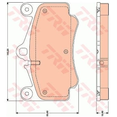Porsche 996 997 Brake Pad Set, Front, 99635194912 New
