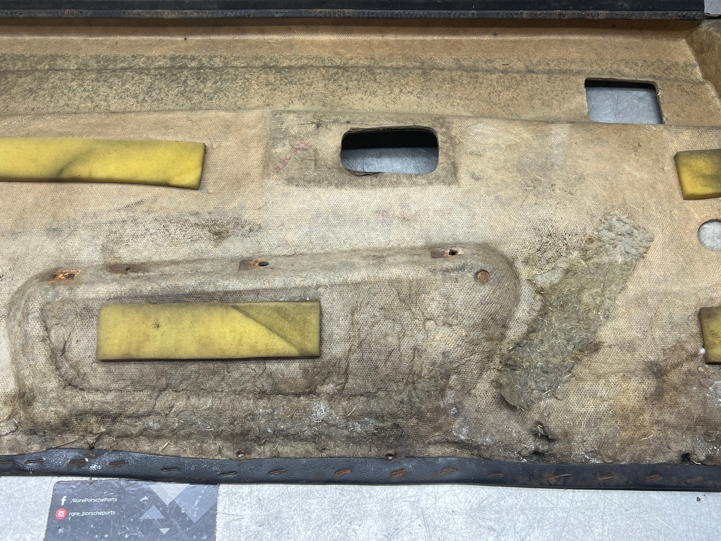 Porsche 924/944 early Porsche black door card used condition right side, Rhd, 478867012