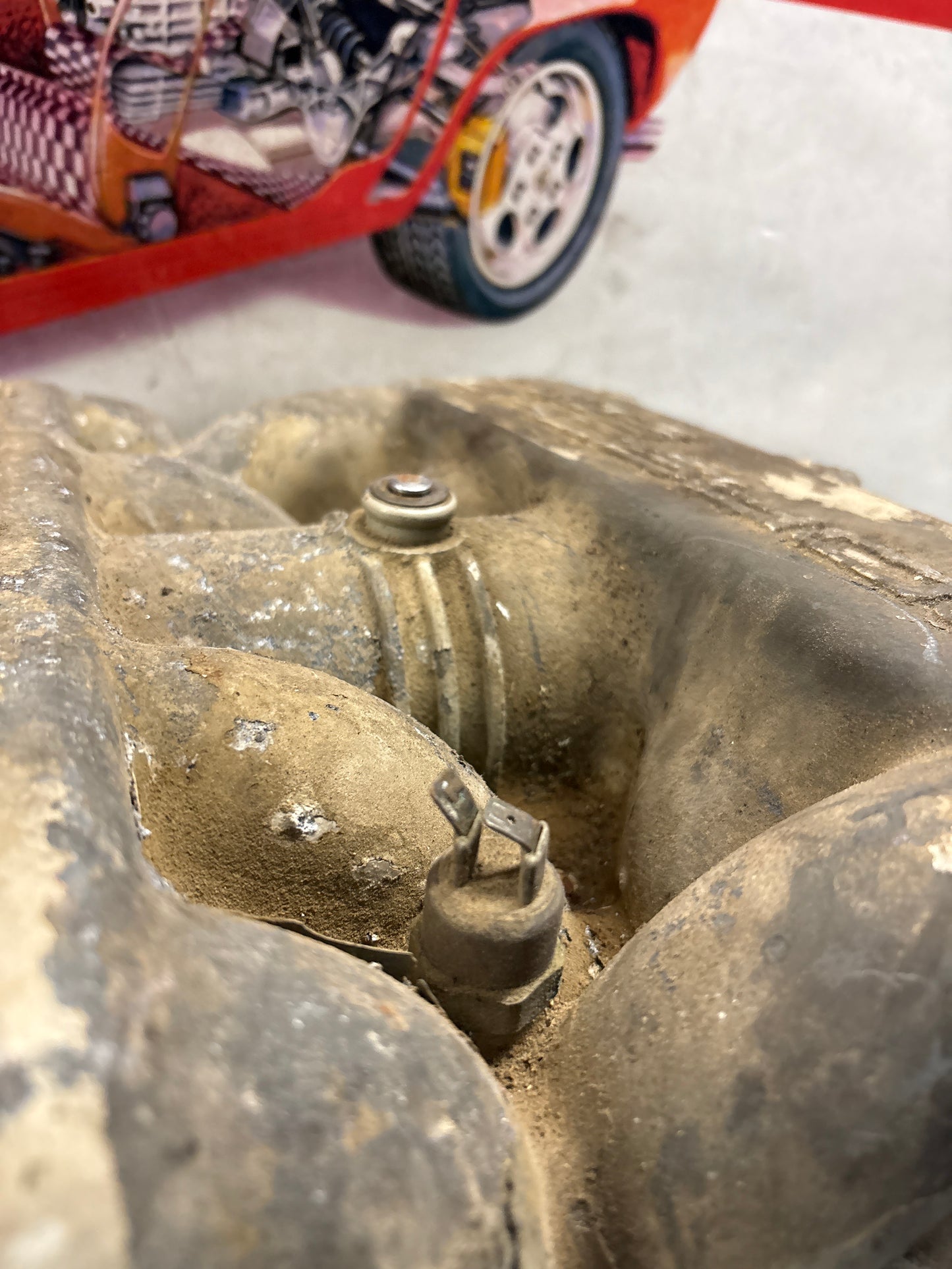 Porsche 928 S4 Intake manifold, used 9281105462R