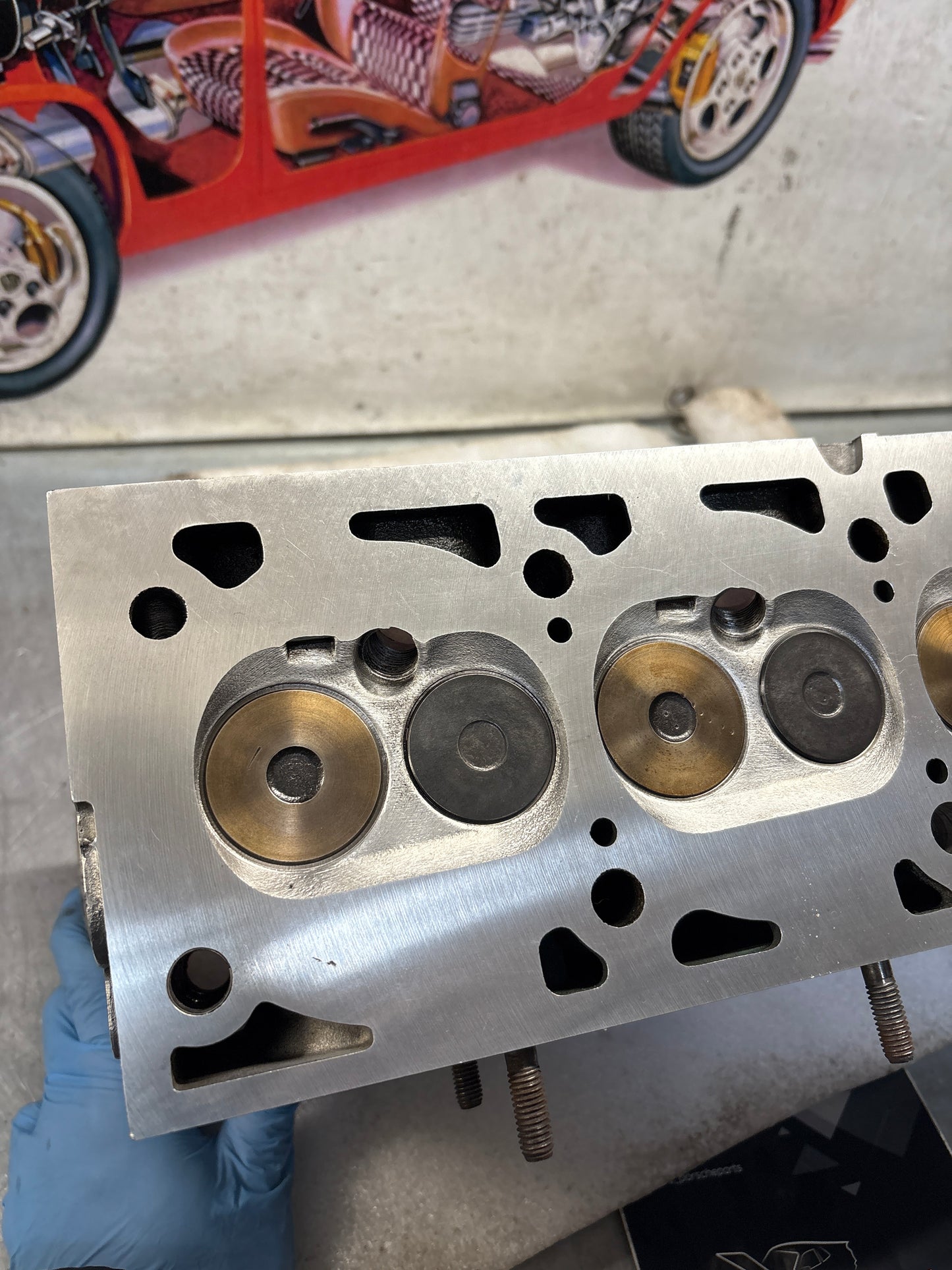 Porsche 924 Turbo reconditioned cylinder head without camshaft 9311043013R