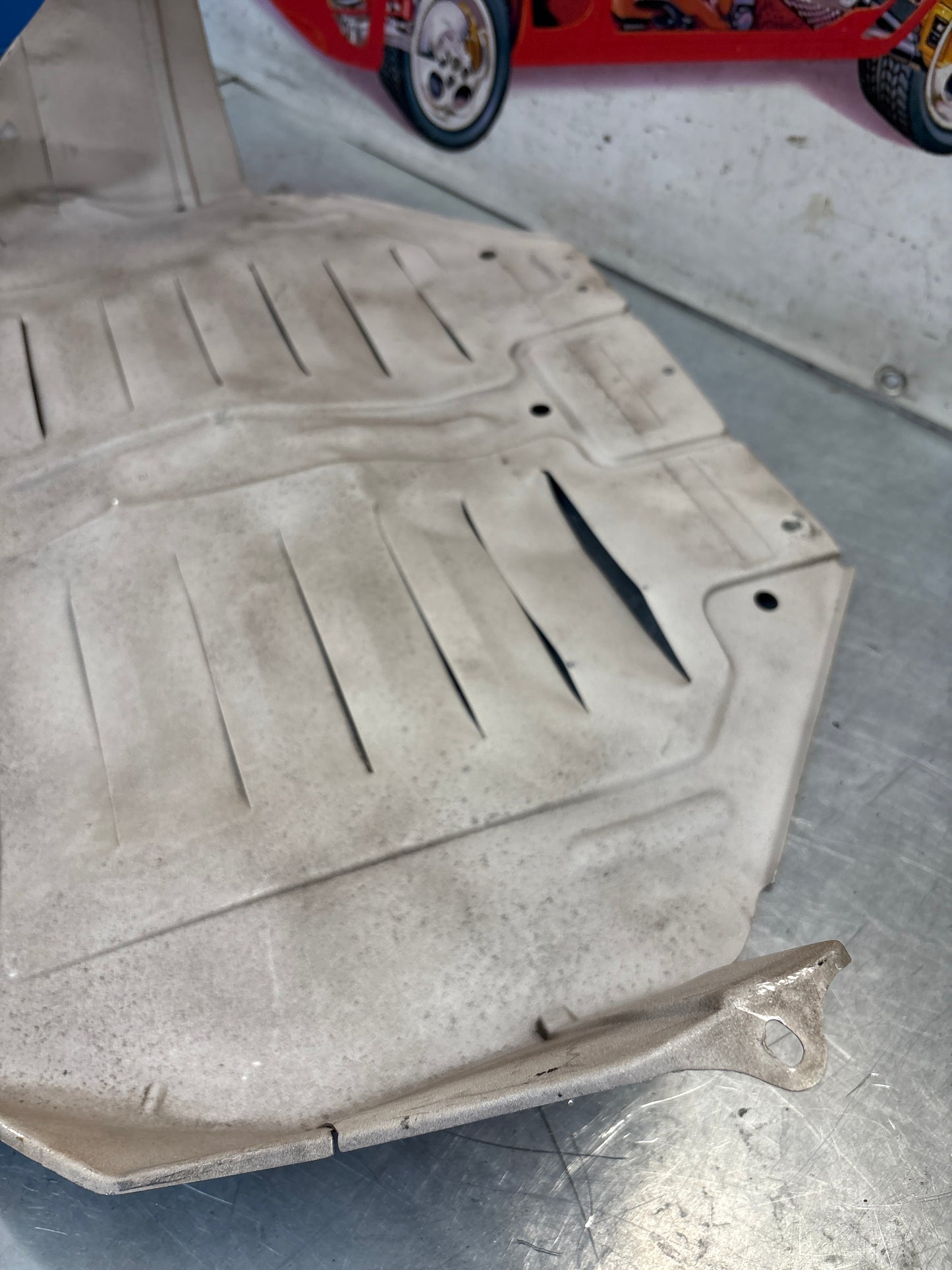 Porsche 944 engine tray / belly pan / undertray used. Aluminium. refurbished 94434116101