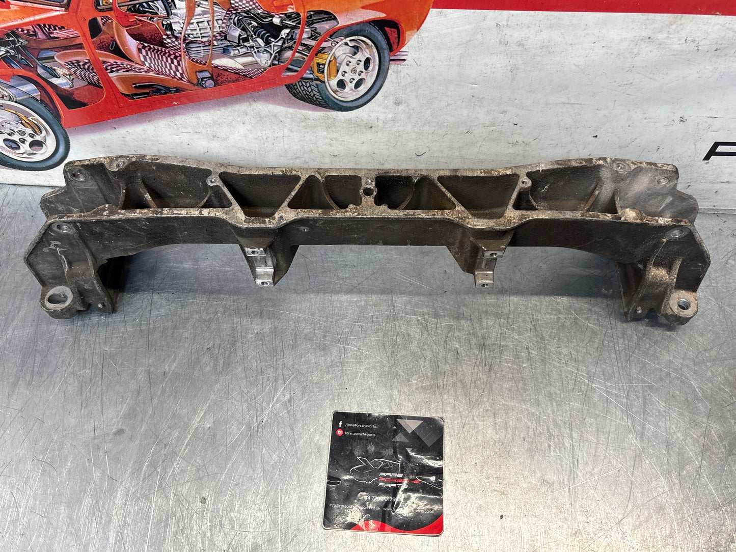Porsche 944 Engine subframe bracket, used 94434110301