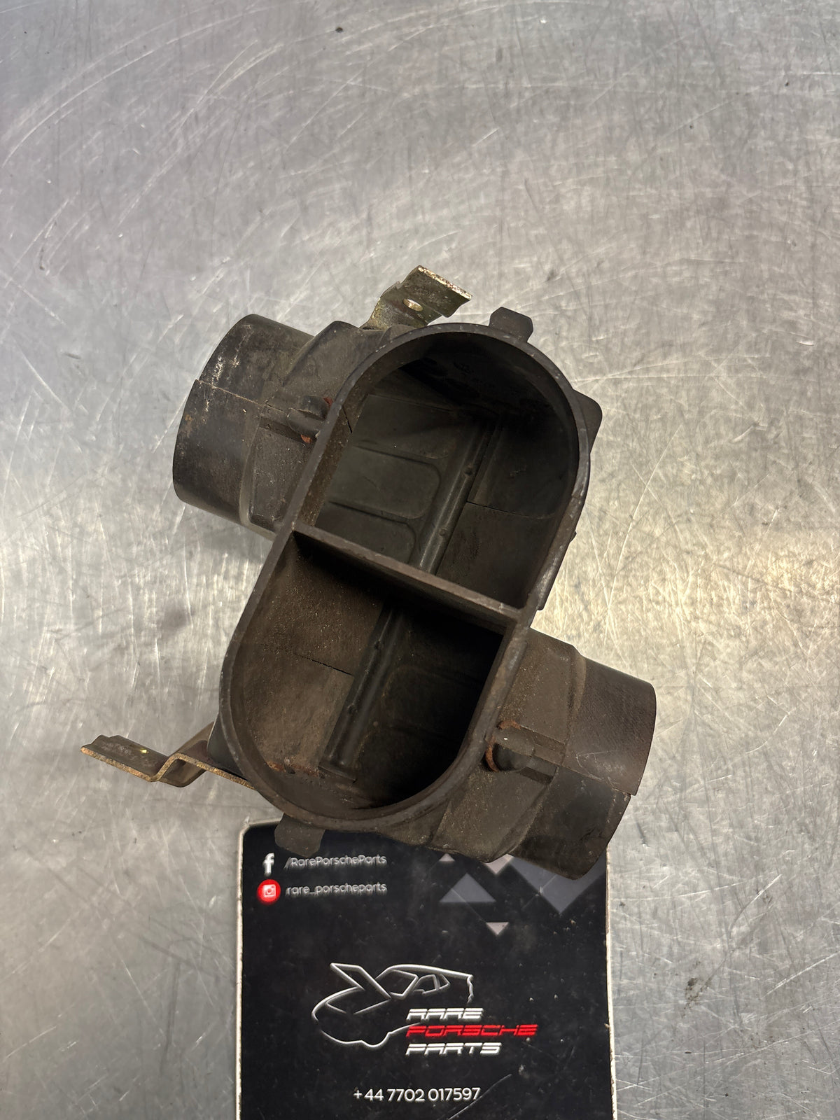Porsche 914 front left air control box, 91457114910 Used