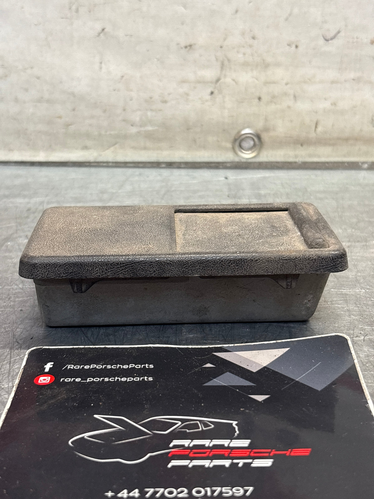 Porsche 924/944 black ashtray, 94455230500, refurbished (Copy)