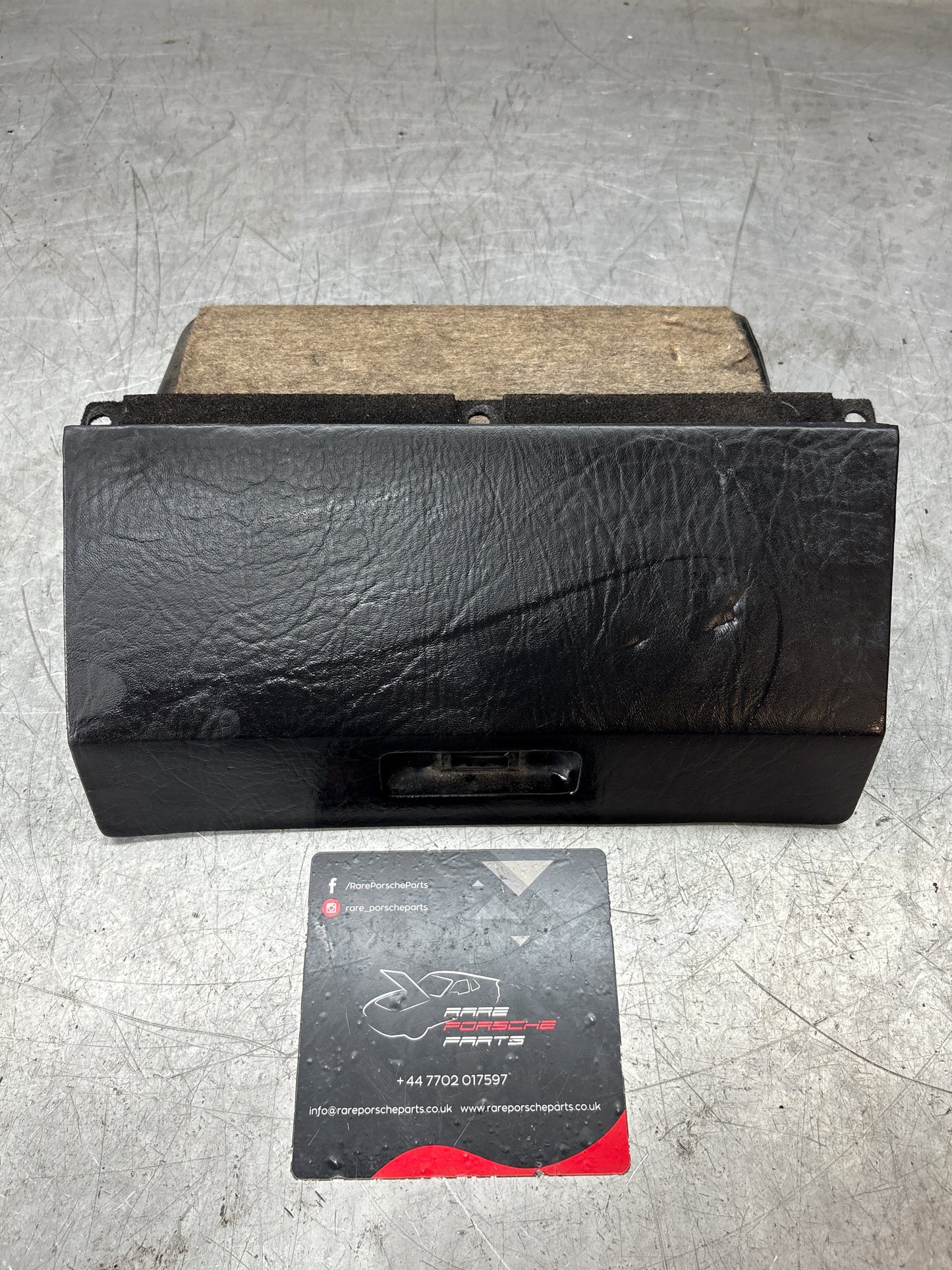 Porsche 924 glovebox with black door, used 477857095A
