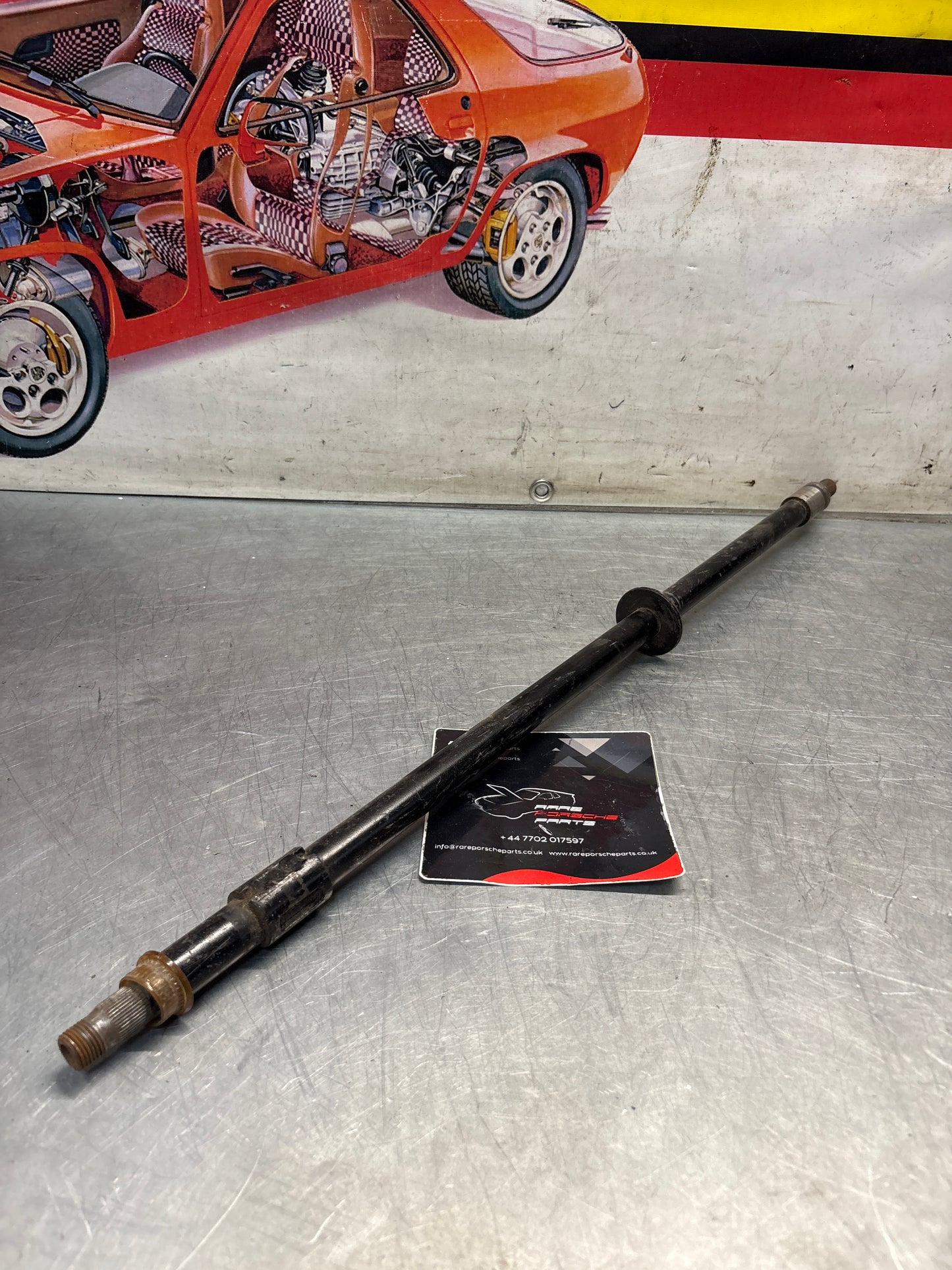 Porsche 924 steering coloumn shaft, used 477419505J