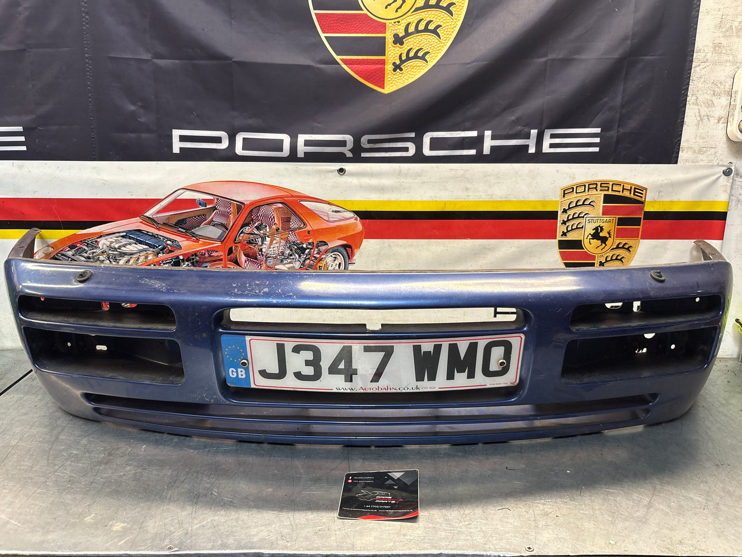 Porsche 944 S2 / Late turbo front bumper, used condition 95150537100
