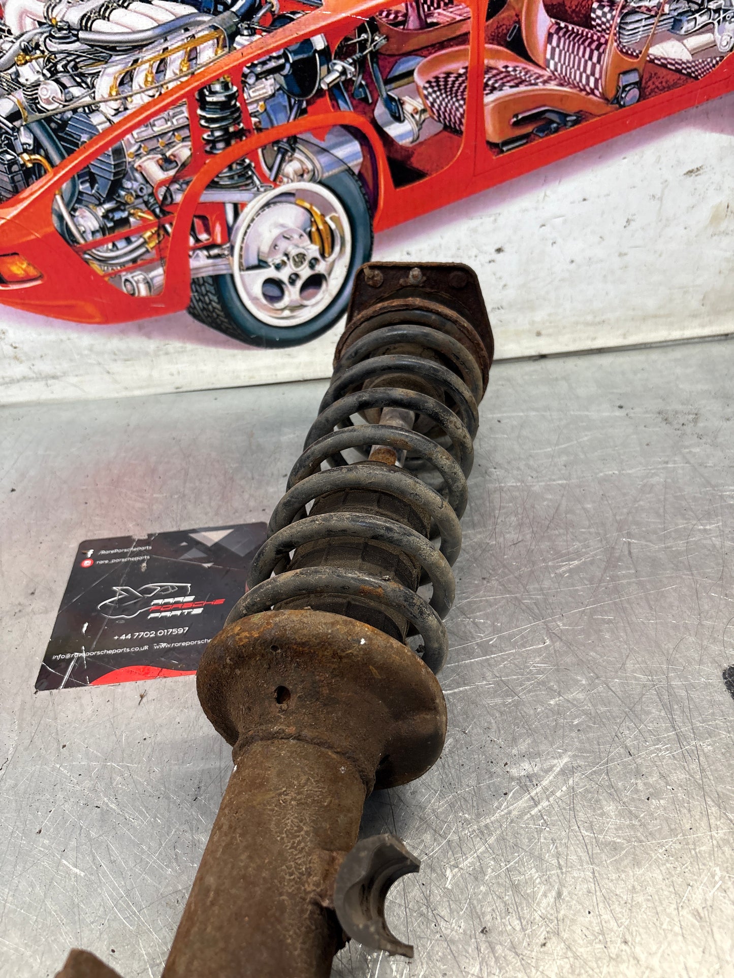 Porsche 944 S2 left, near side, shock absorber , 94434303119 used, spares or repair