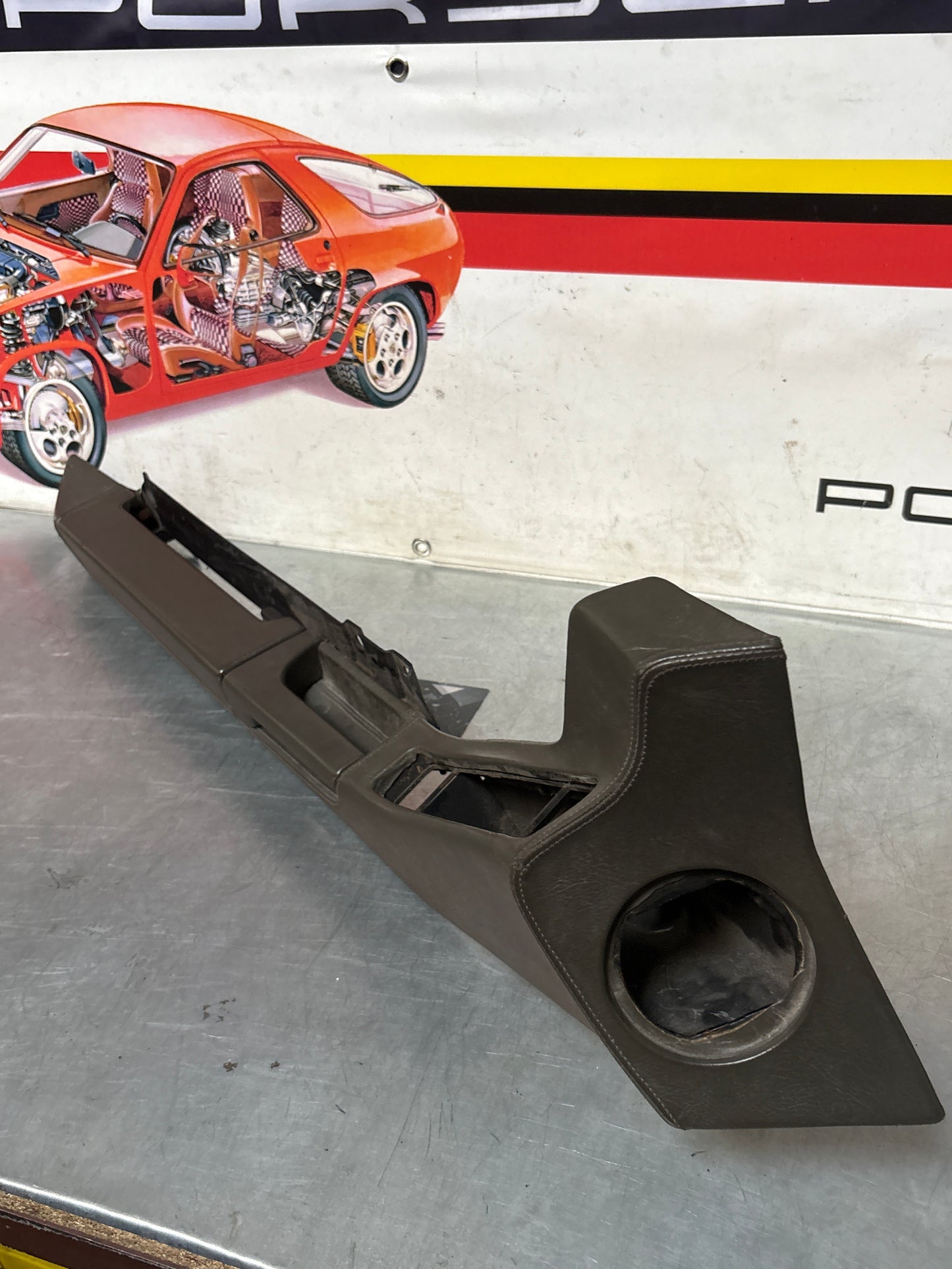 Porsche 928 Grey door armrest, left, off side, 92855510103, used