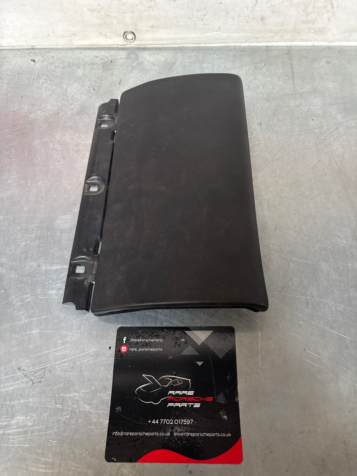Porsche 944 black glovebox door, used 94455212300