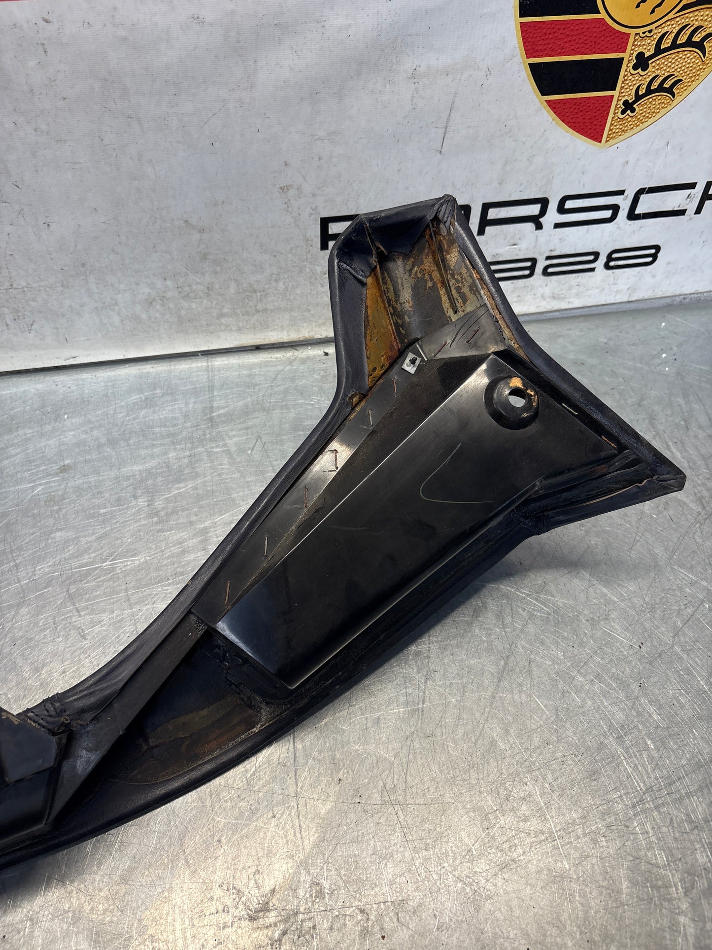 Porsche 928 blue door armrest, right, off side, 92855510203, used