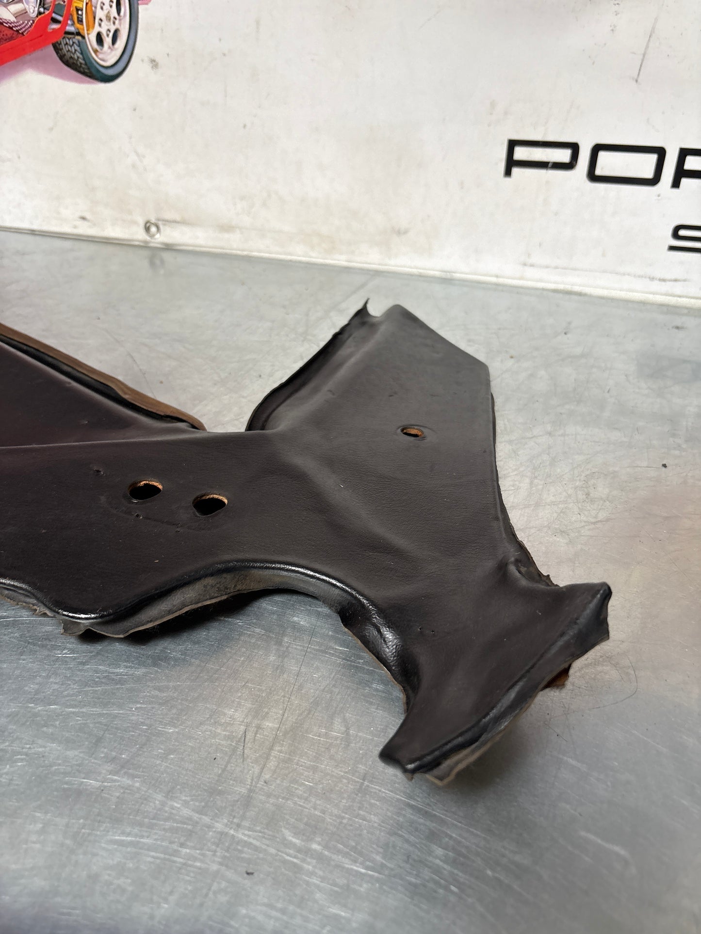 Porsche 944 924 black rear interior C Post trims/cards. Quarter panel trim used, poor condition 94455502101 94455502201