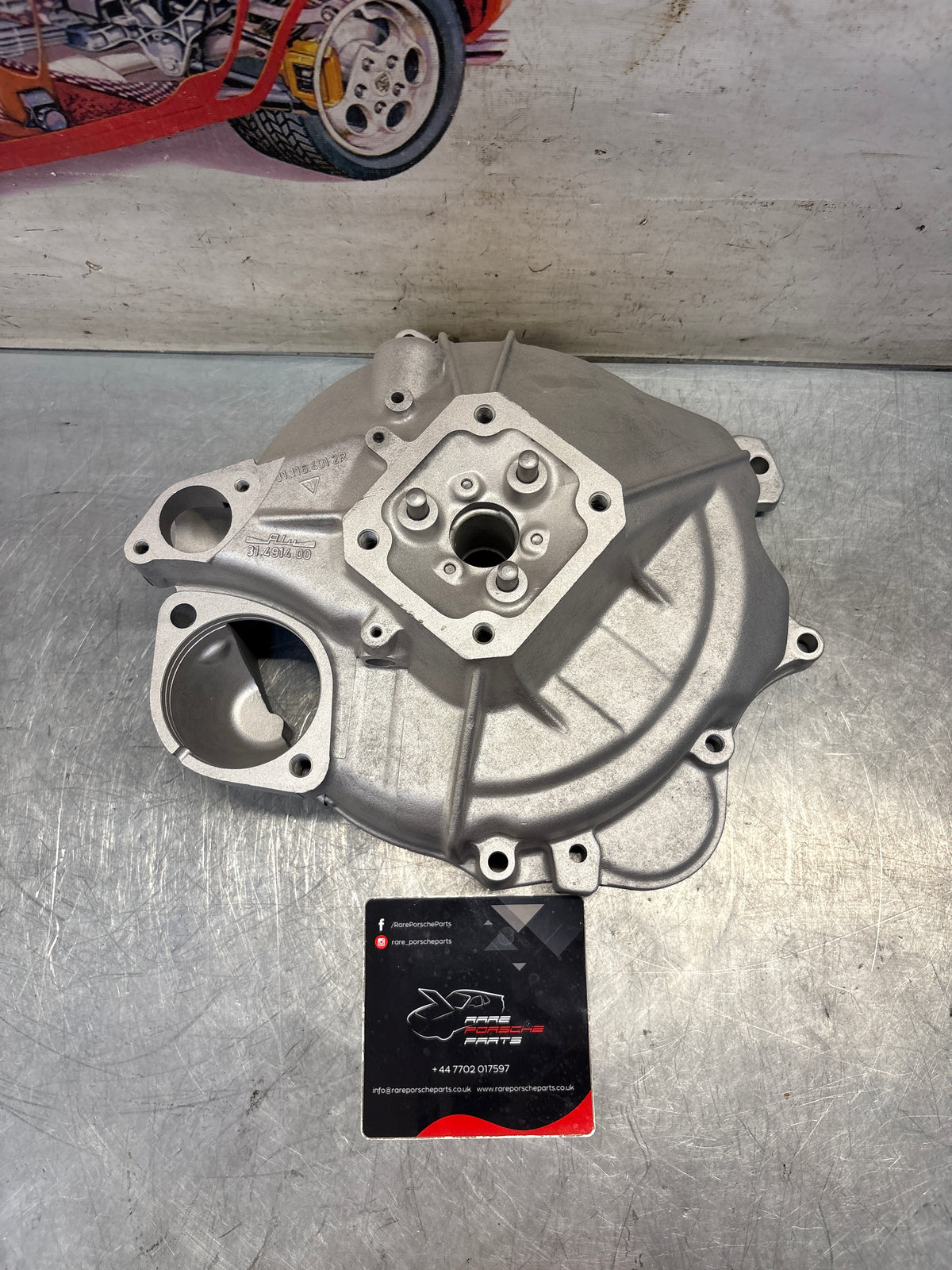 Porsche 924 Turbo bell housing, refurbished 9311164012R