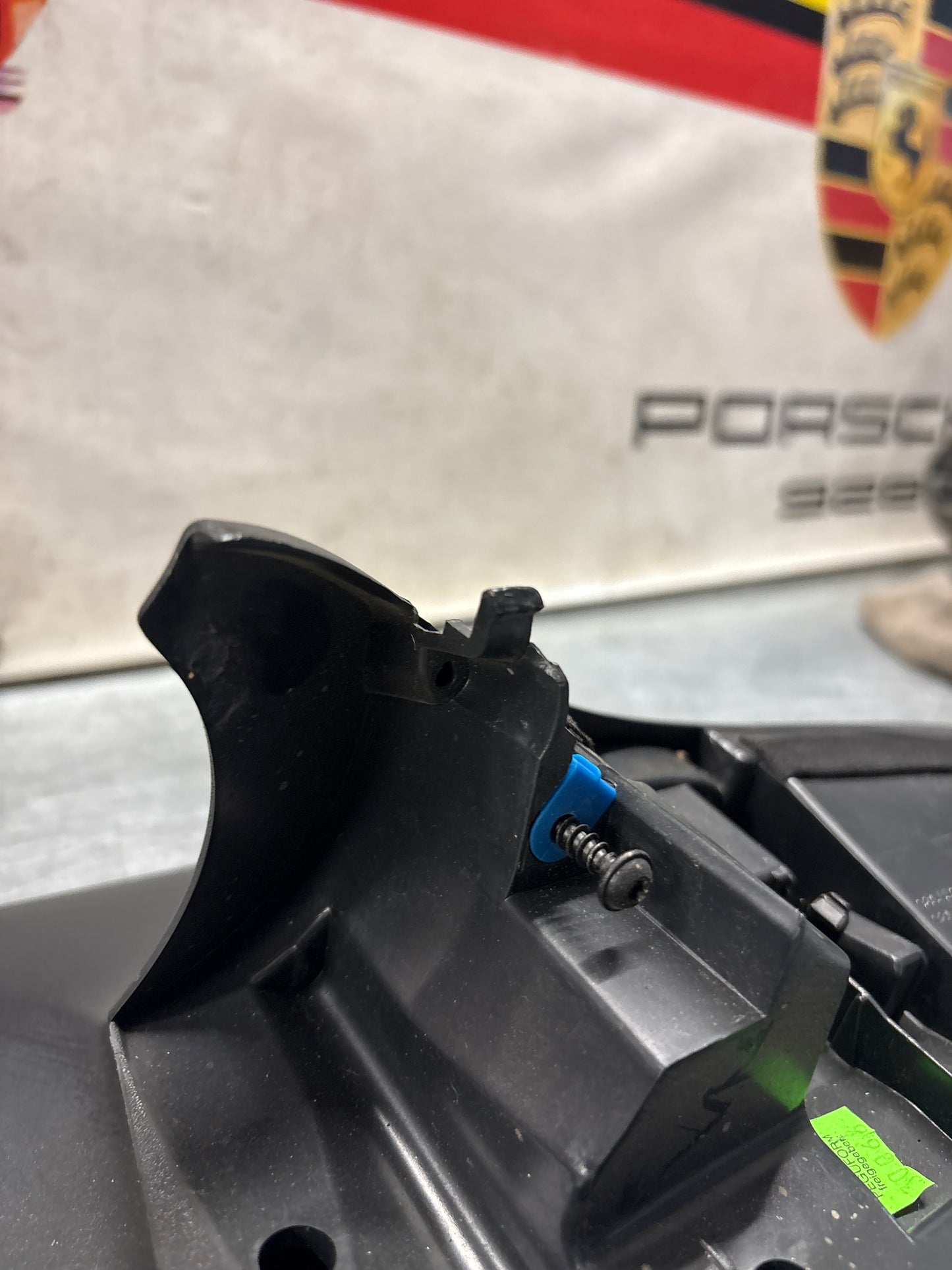 Porsche Boxster 986 dashboard cluster trim,black/dark green used 98655205500 / 98655205501