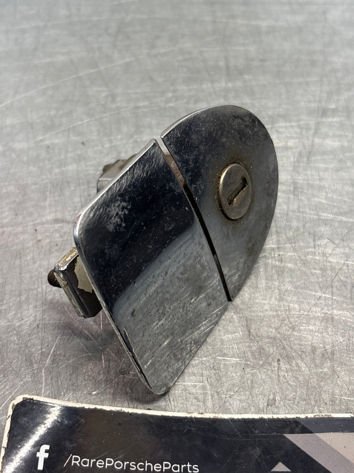 Porsche 914 right door handle, used 91453106210