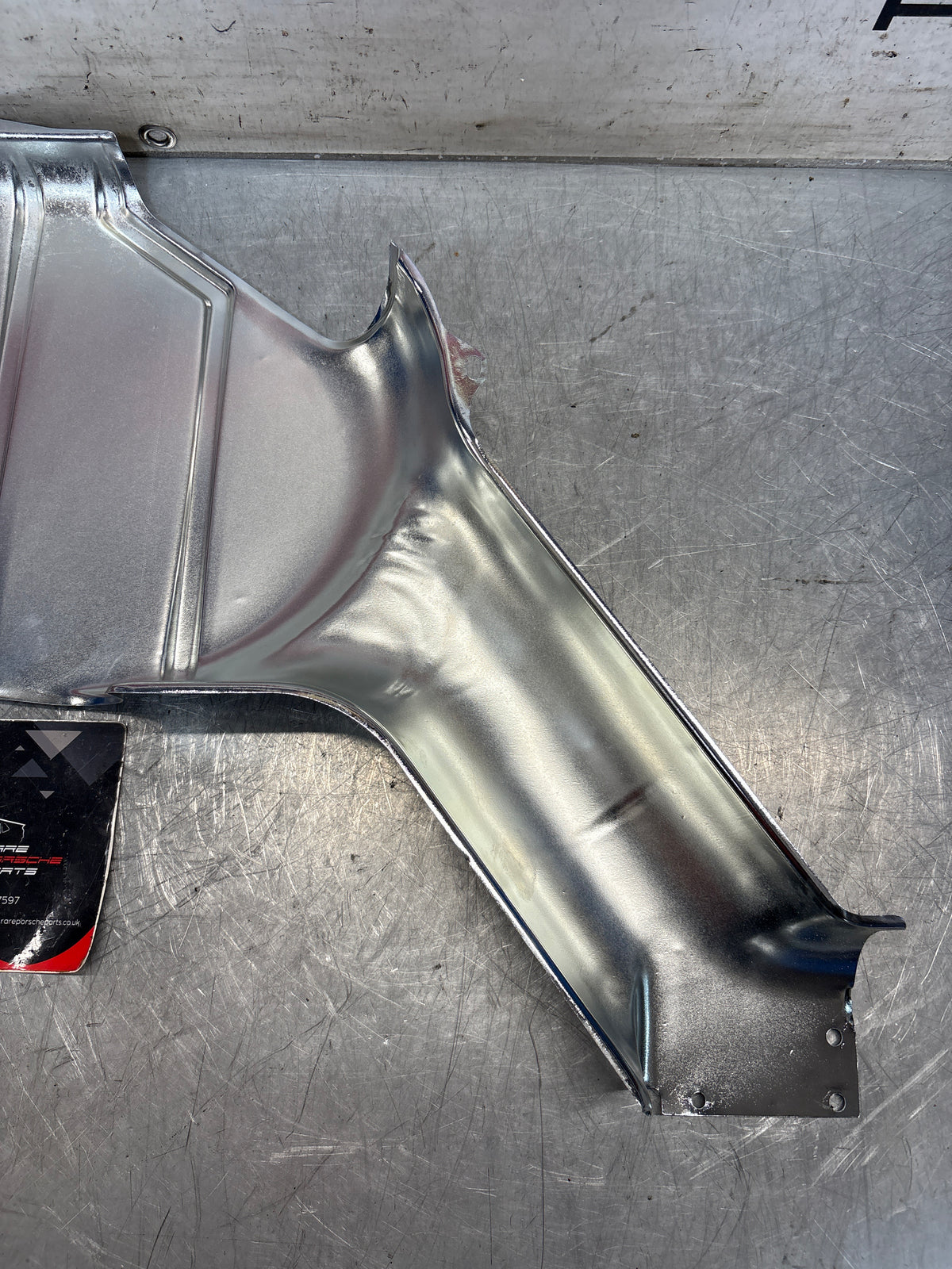 Porsche 928 S / S4 rear heat shield protection plate, refurbished 92850493204