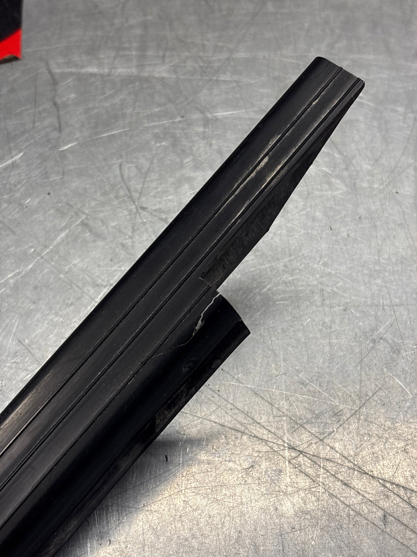 Porsche 944 85.5- left sill trim, scuff plate used 94455112100 cracked