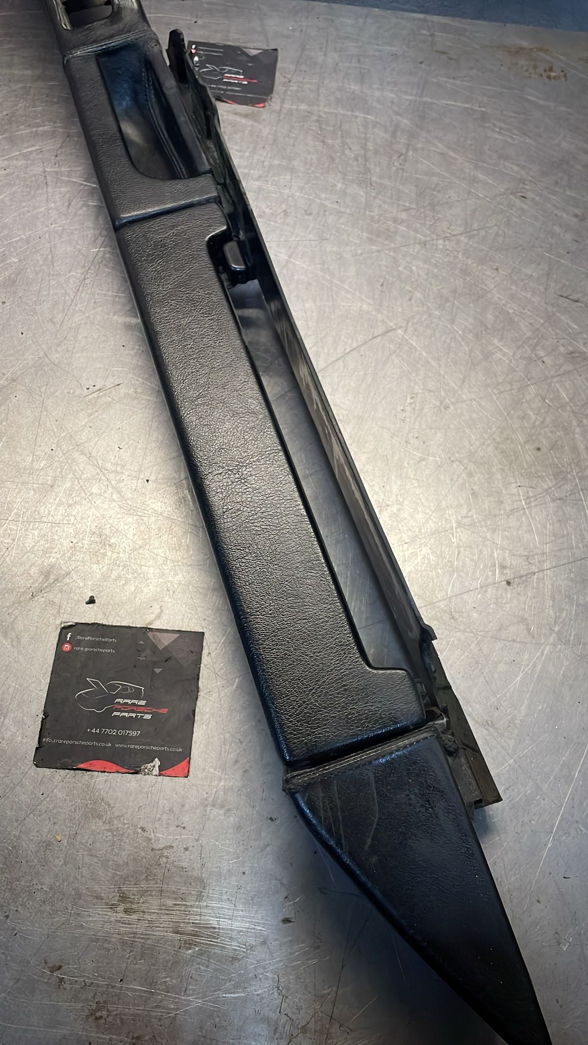 Porsche 928 black door armrest, right, off side, 92855510203, used