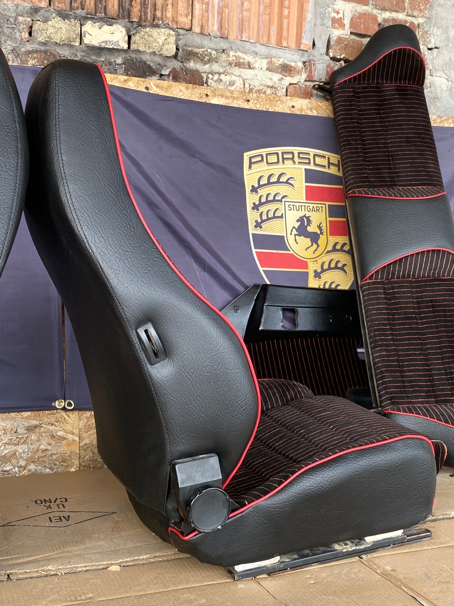 Porsche 924 Carrera GT Seat set with door cards, refurbished