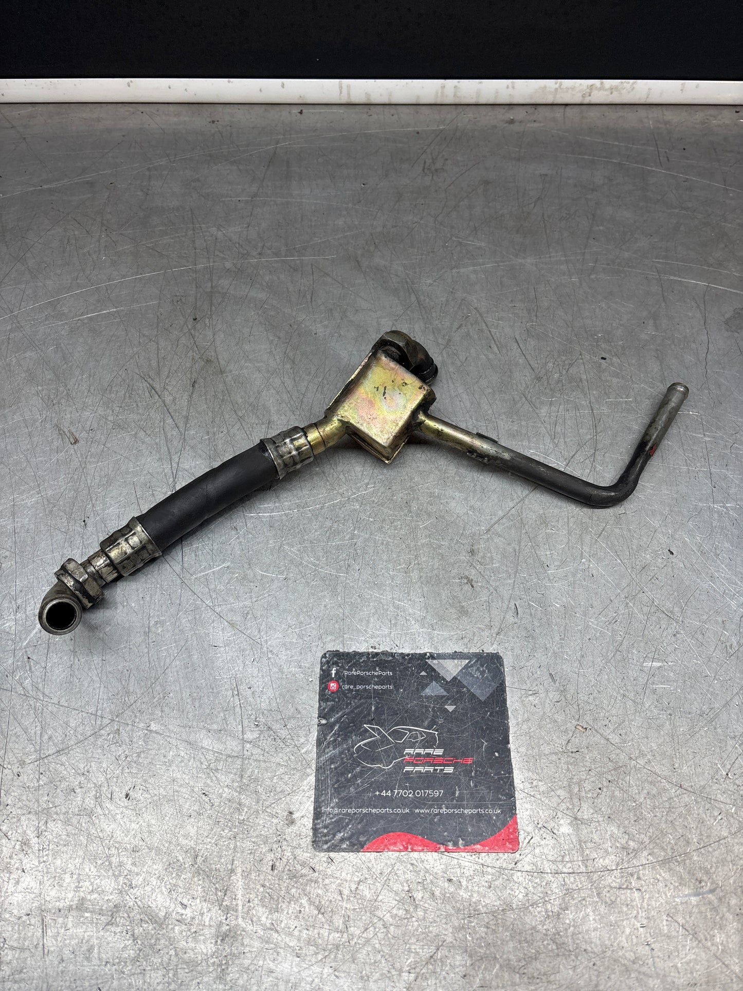 Porsche 924 turbo to sump oil pipe (from 81) 93110710808 LHD used