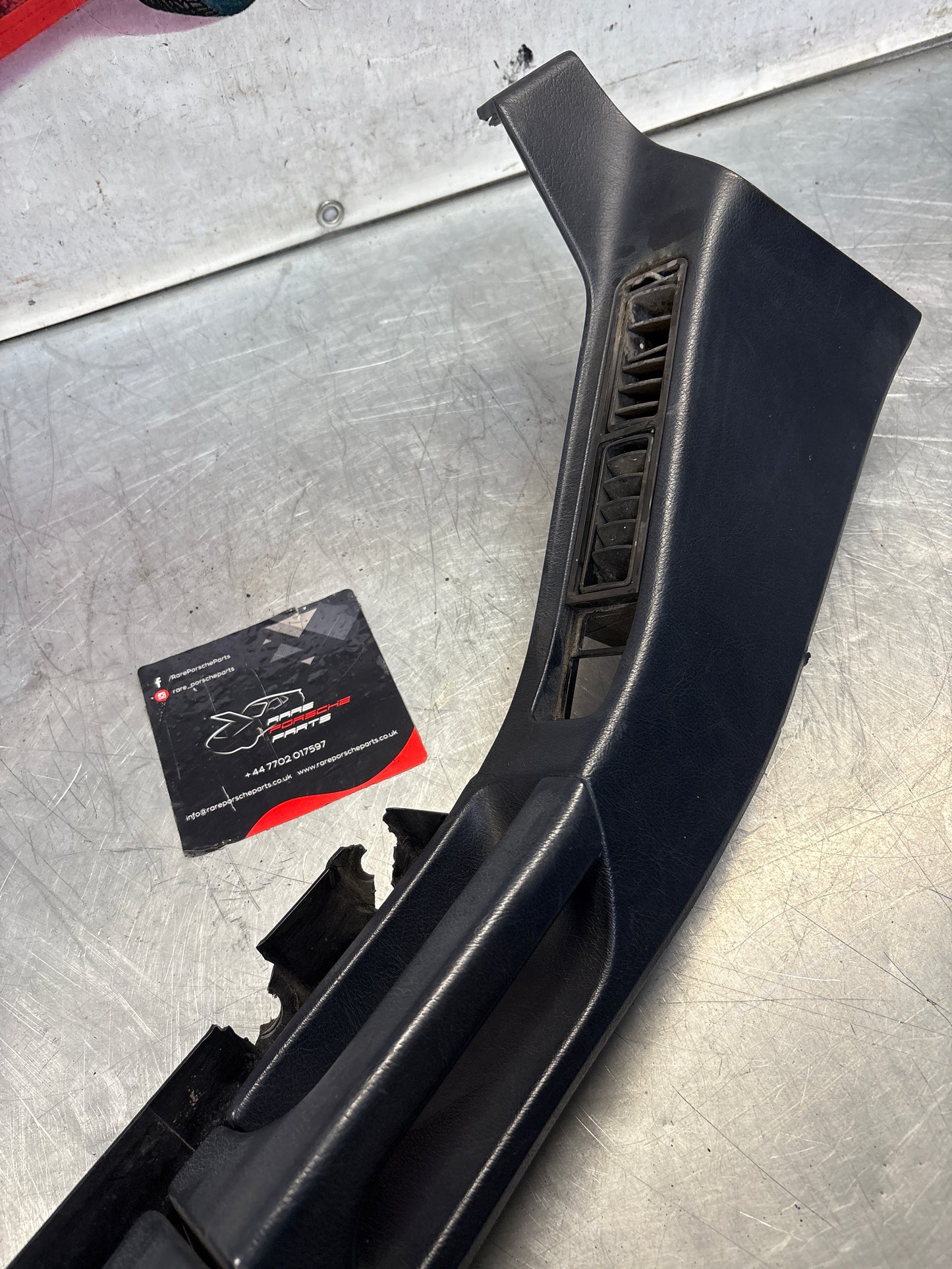 Porsche 928 blue door armrest, left, off side, 92855510103, used