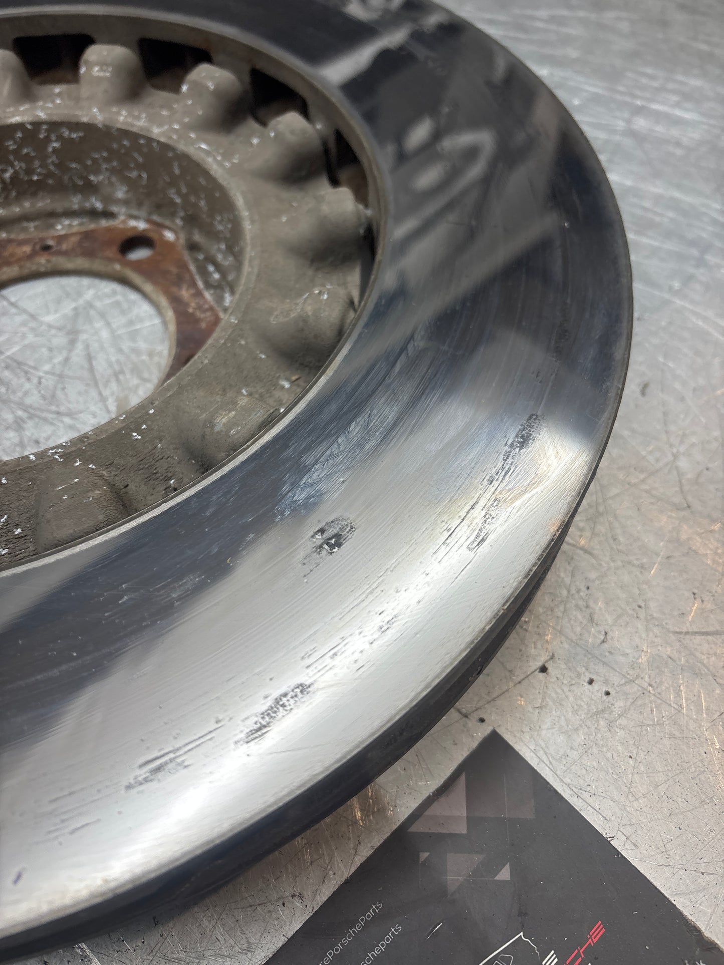 Porsche Taycan Front Left Disc Brake Rotor 9J1615301B, used