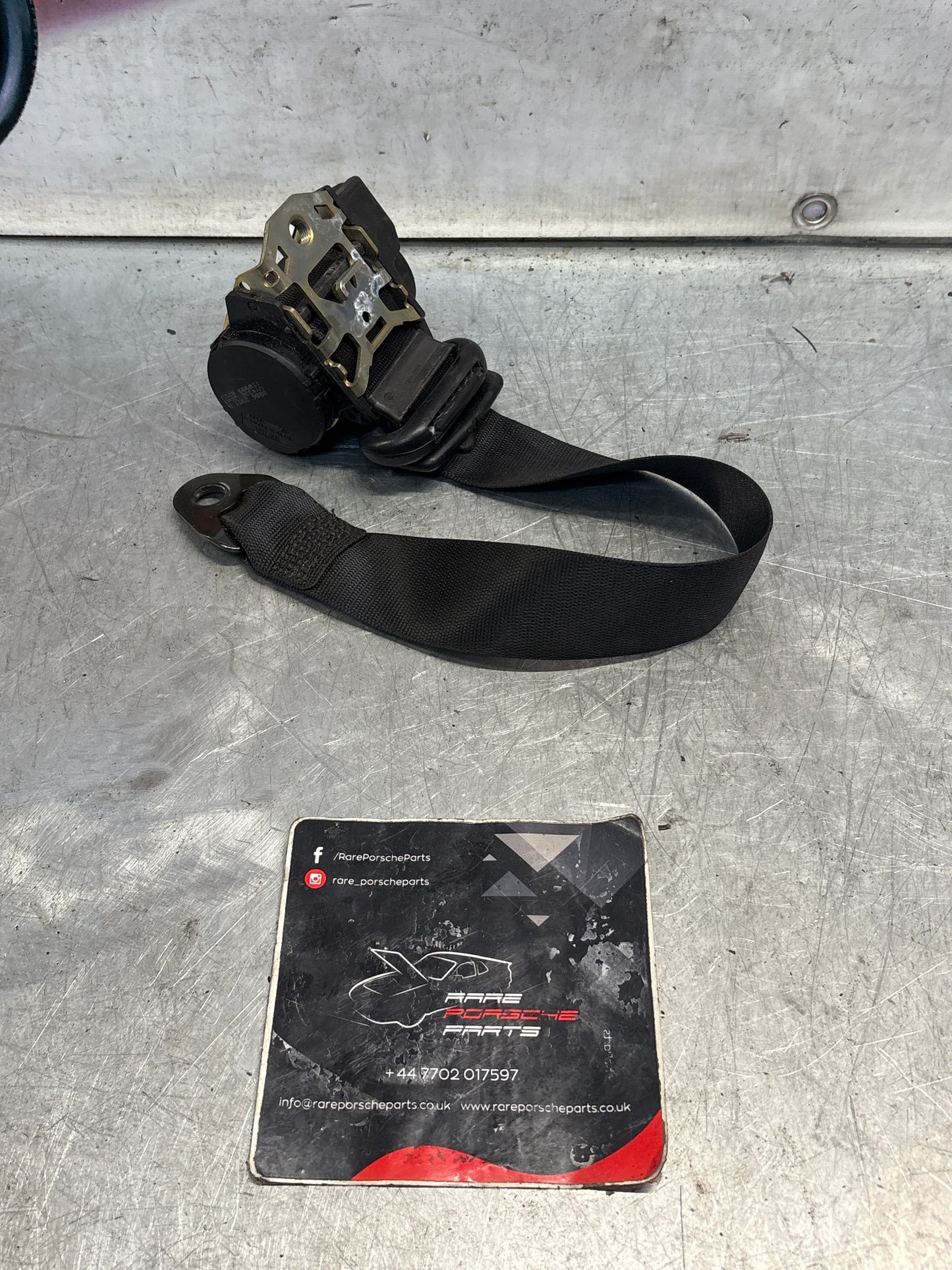 Porsche 911 996 rear left seatbelt, used 99680303503