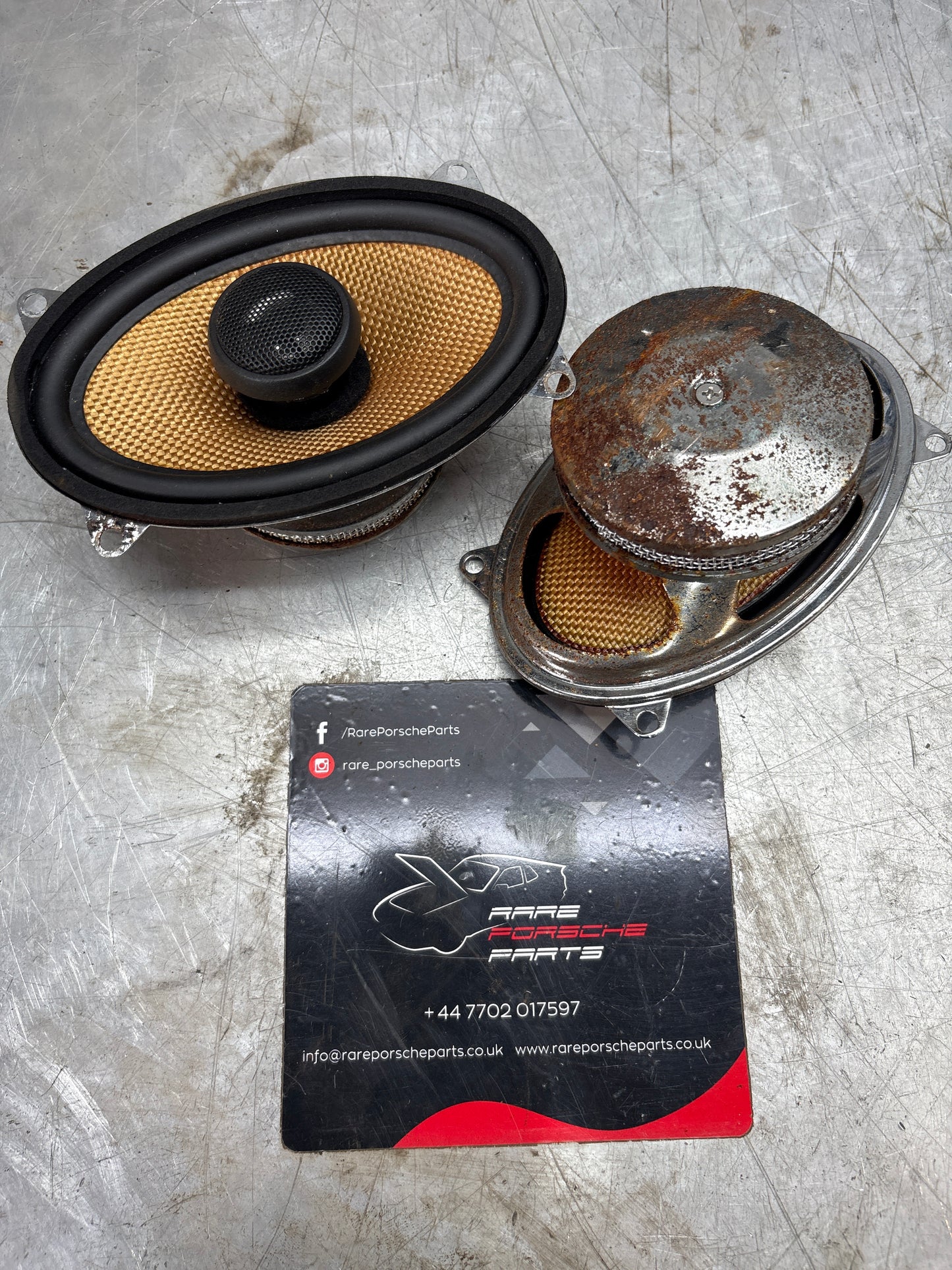 Porsche 944 door speaker, used