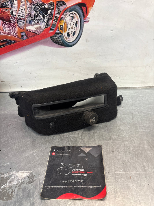 Porsche 928 handbrake sorround carpet, black, used