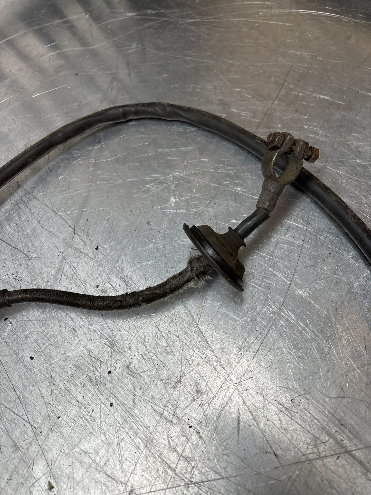 Porsche 924  battery starter cable, 478971224 used RHD