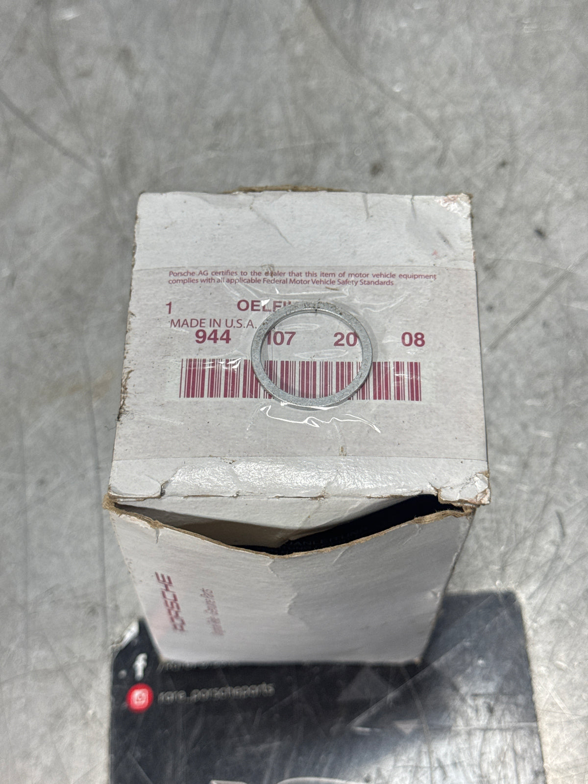 Porsche 944 Genuine Porsche Oil Filter. 94410720108. NOS