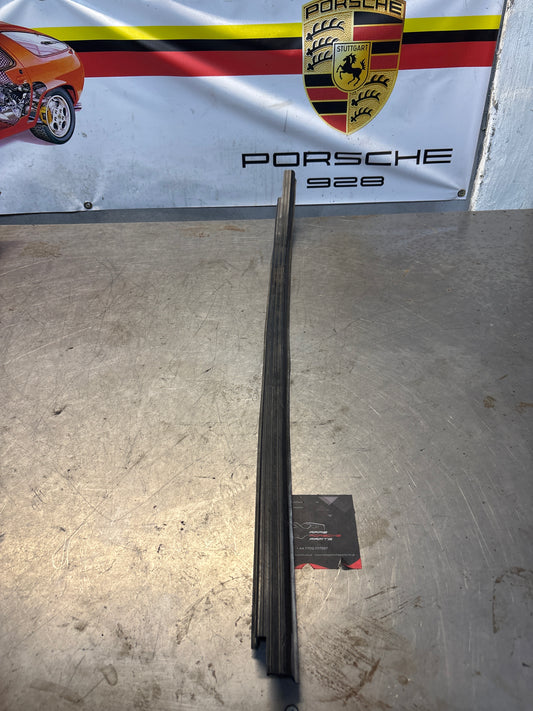 Porsche early 924/944 right sill trim, used 477853658A