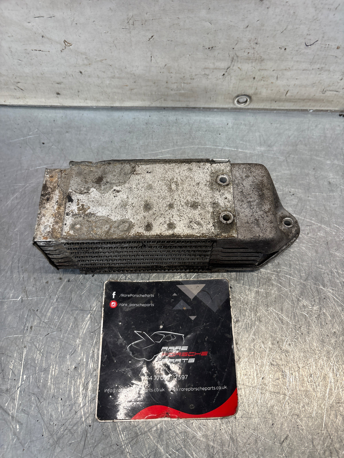 Porsche 914 oil cooler, used 021117021B