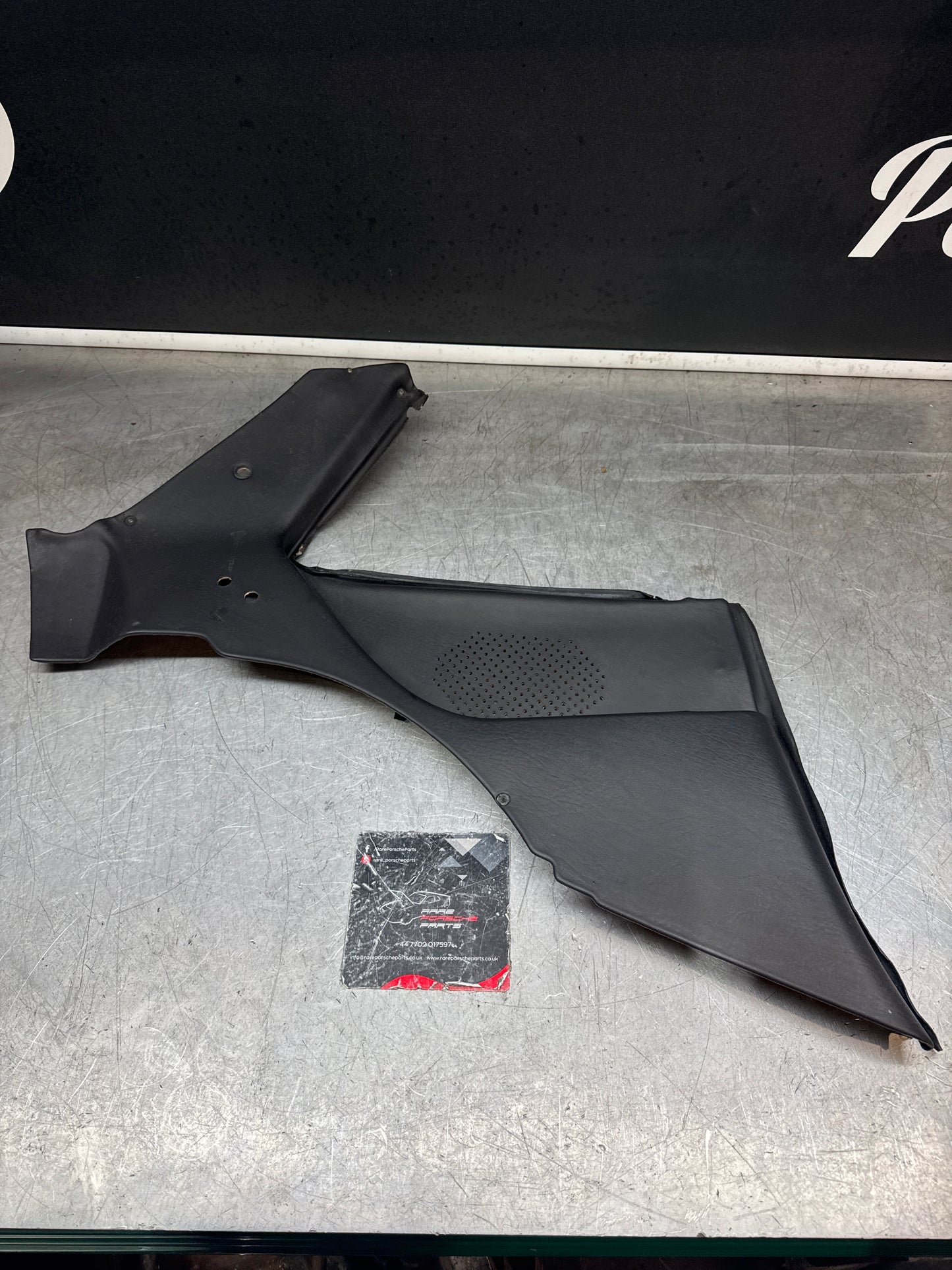 Porsche 944 924 black rear interior C Post trims/cards. Quarter panel trim used 94455502101 94455502201
