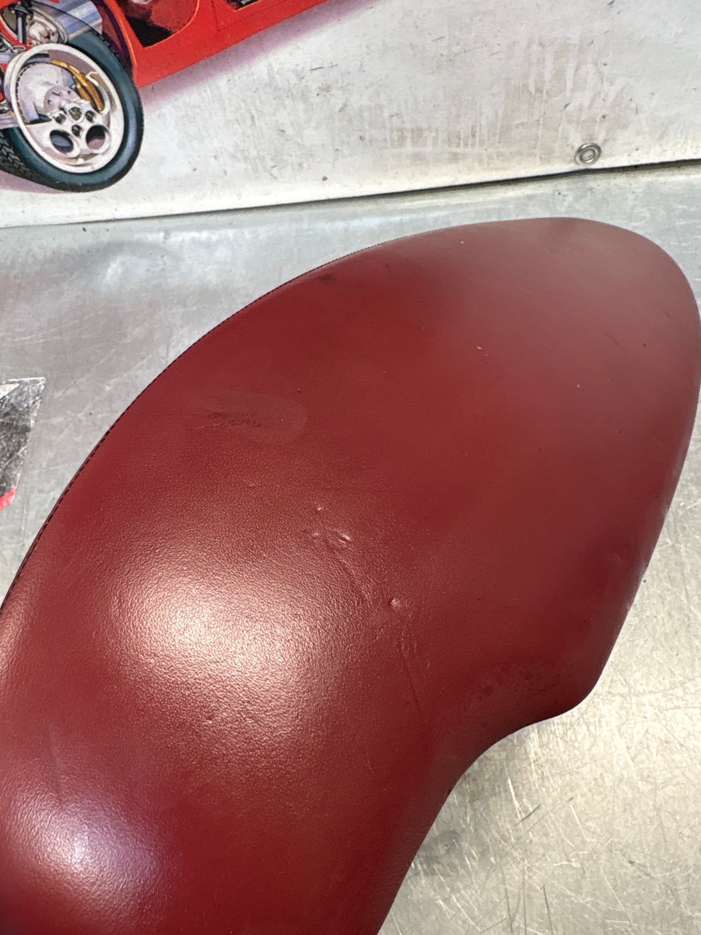 Porsche 911 996 RHD dasboard cluster trim, used, burgundy 99655205902