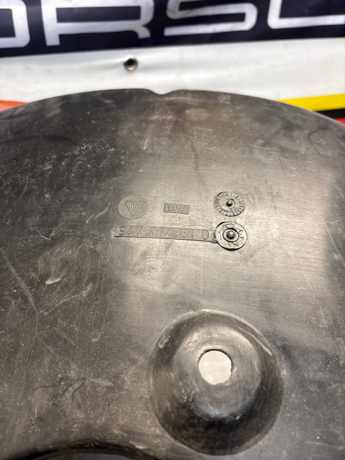 Porsche 944 from 85.5 wheel arch liner  Left, 94450438101 Used