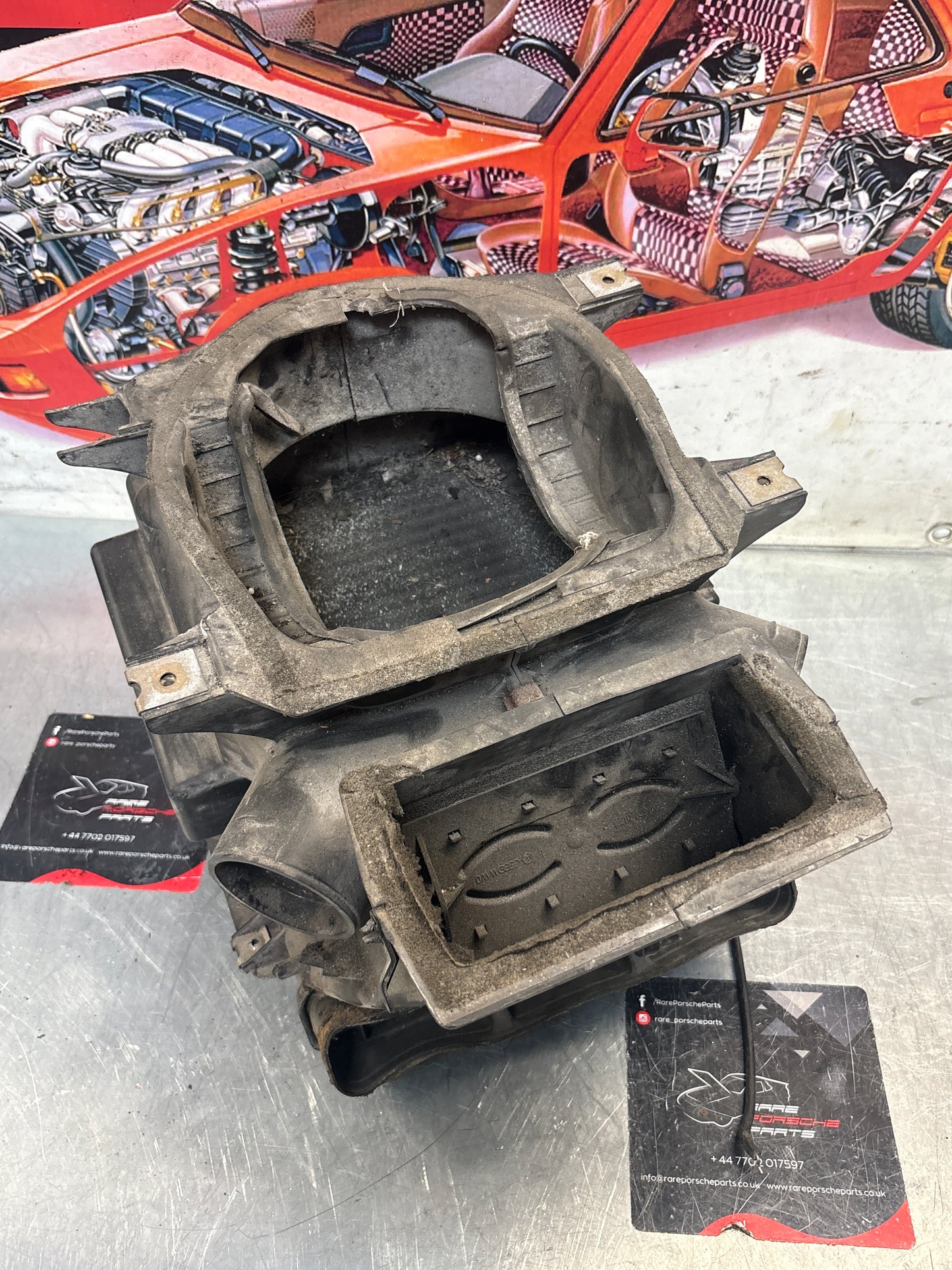 Porsche 924 80-85 944 82-85.5 heater blower fan assembly, complete 321819096 / 321819088 / 321819087 / 321819095 used