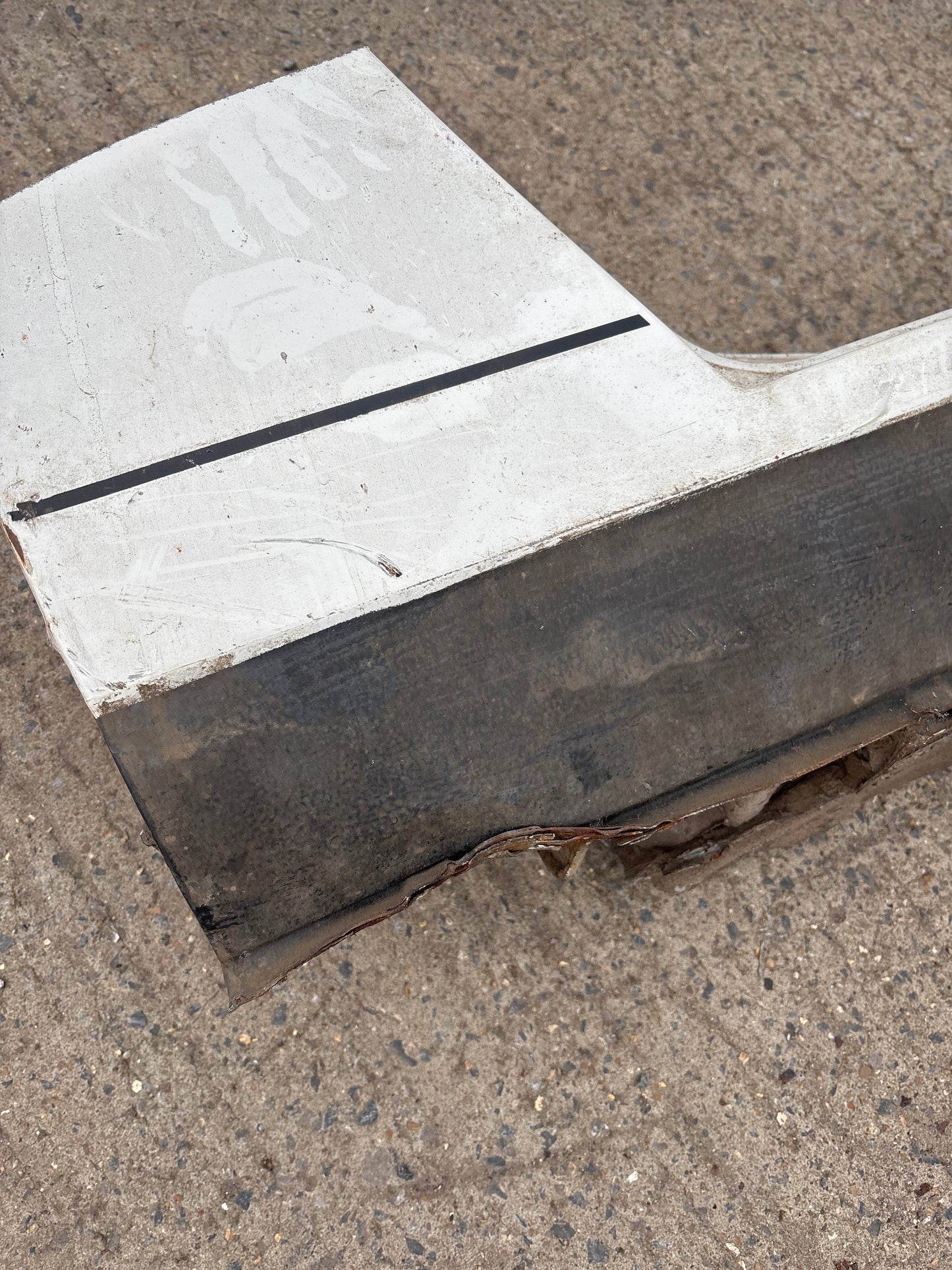 Porsche 924 Right Sill section, 477809848B cut