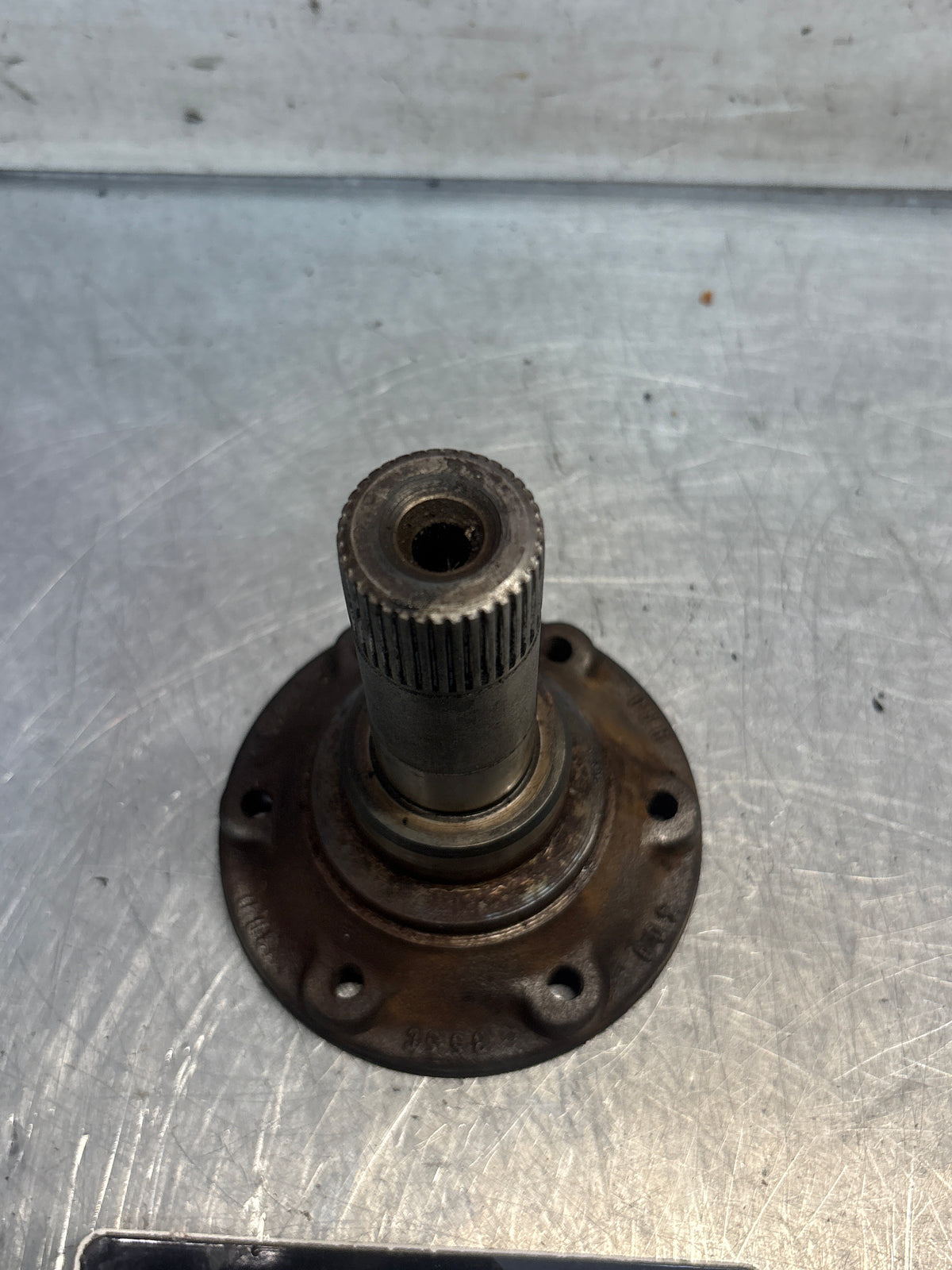 Porsche 924 / 944 flanged shaft, used 087409355C