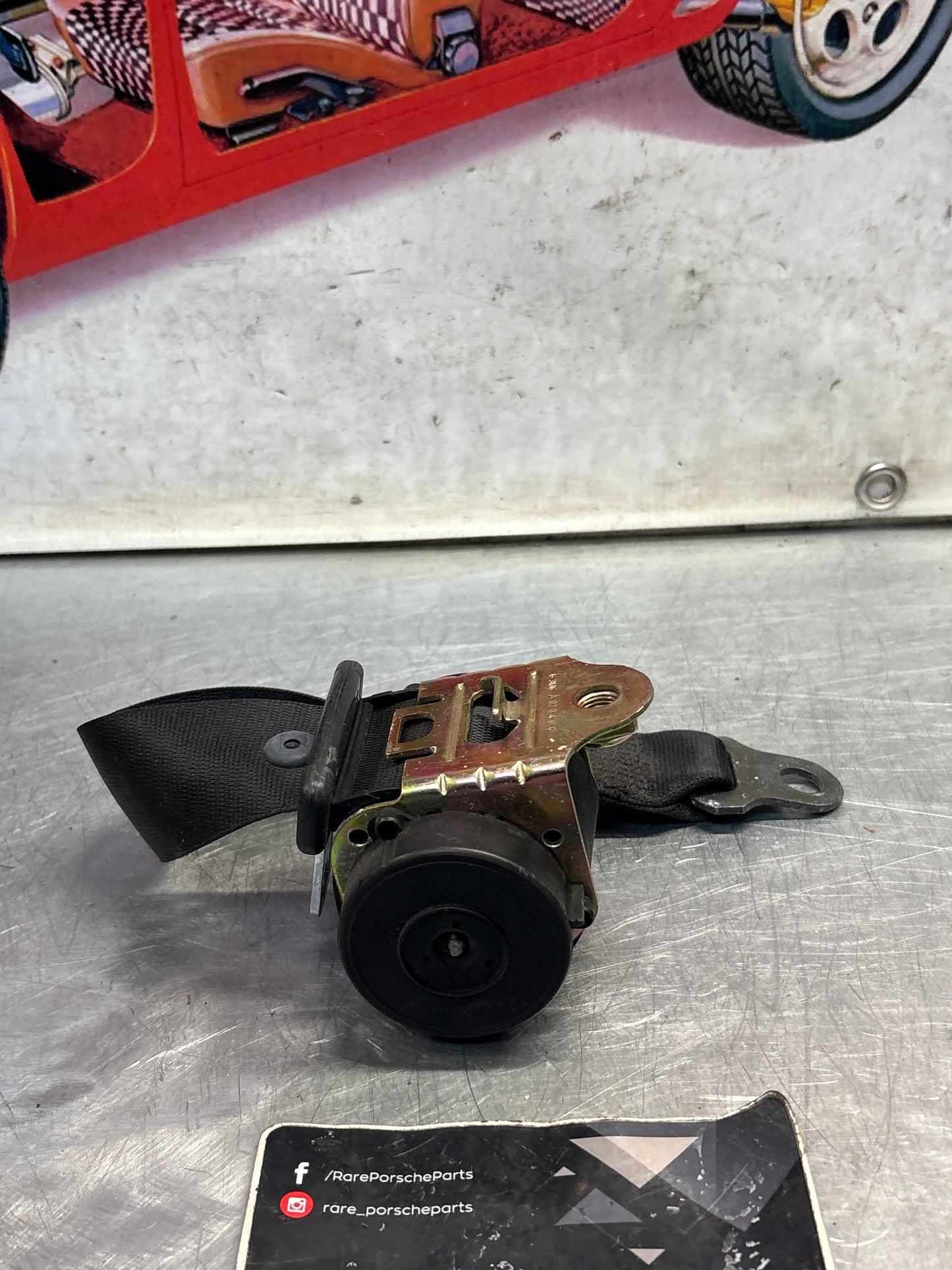 Porsche 911 996/997 rear left seatbelt, used 99680303507