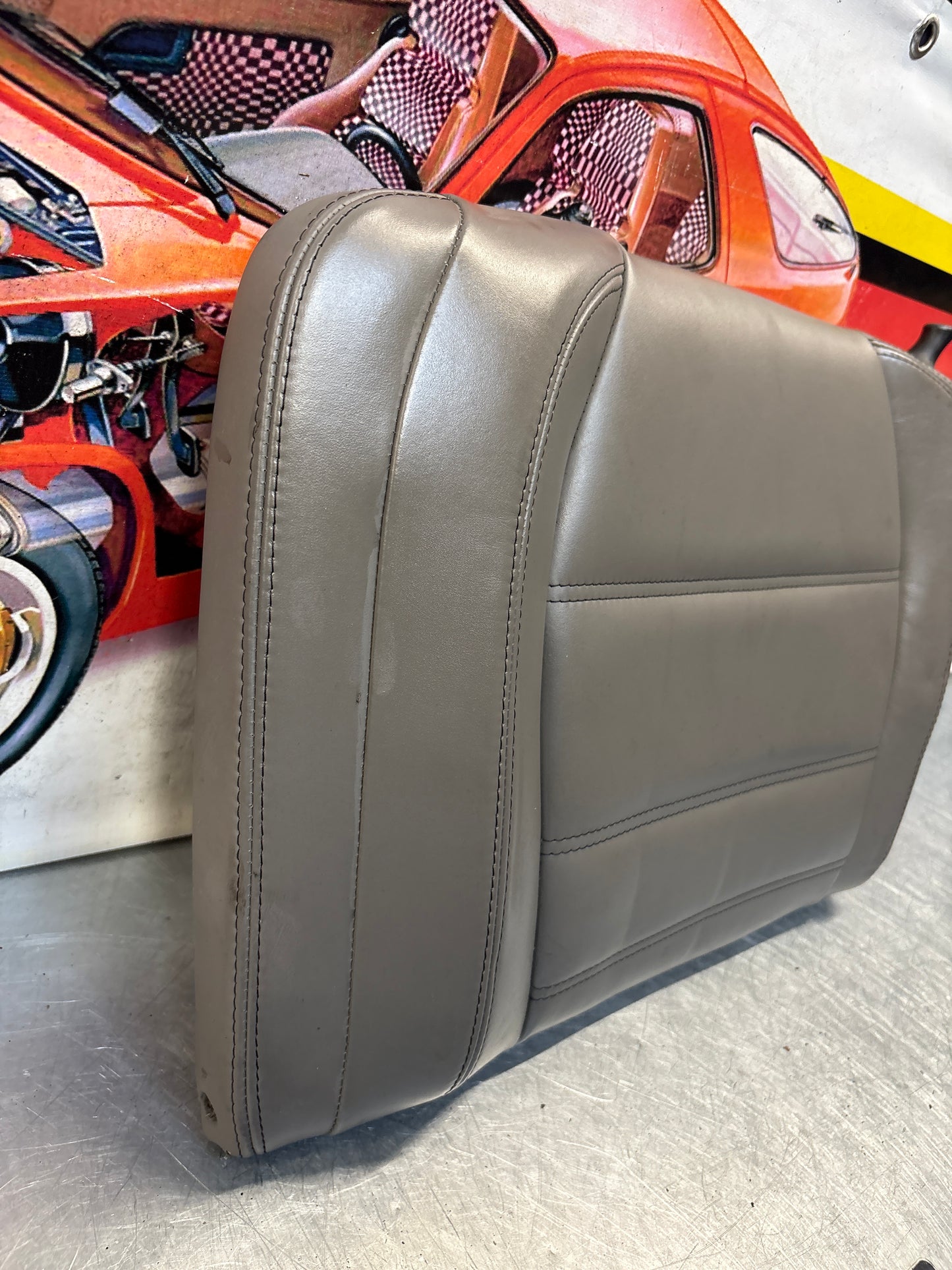 Porsche 911 996 rear left seat  backrest, grey, used 99652222101