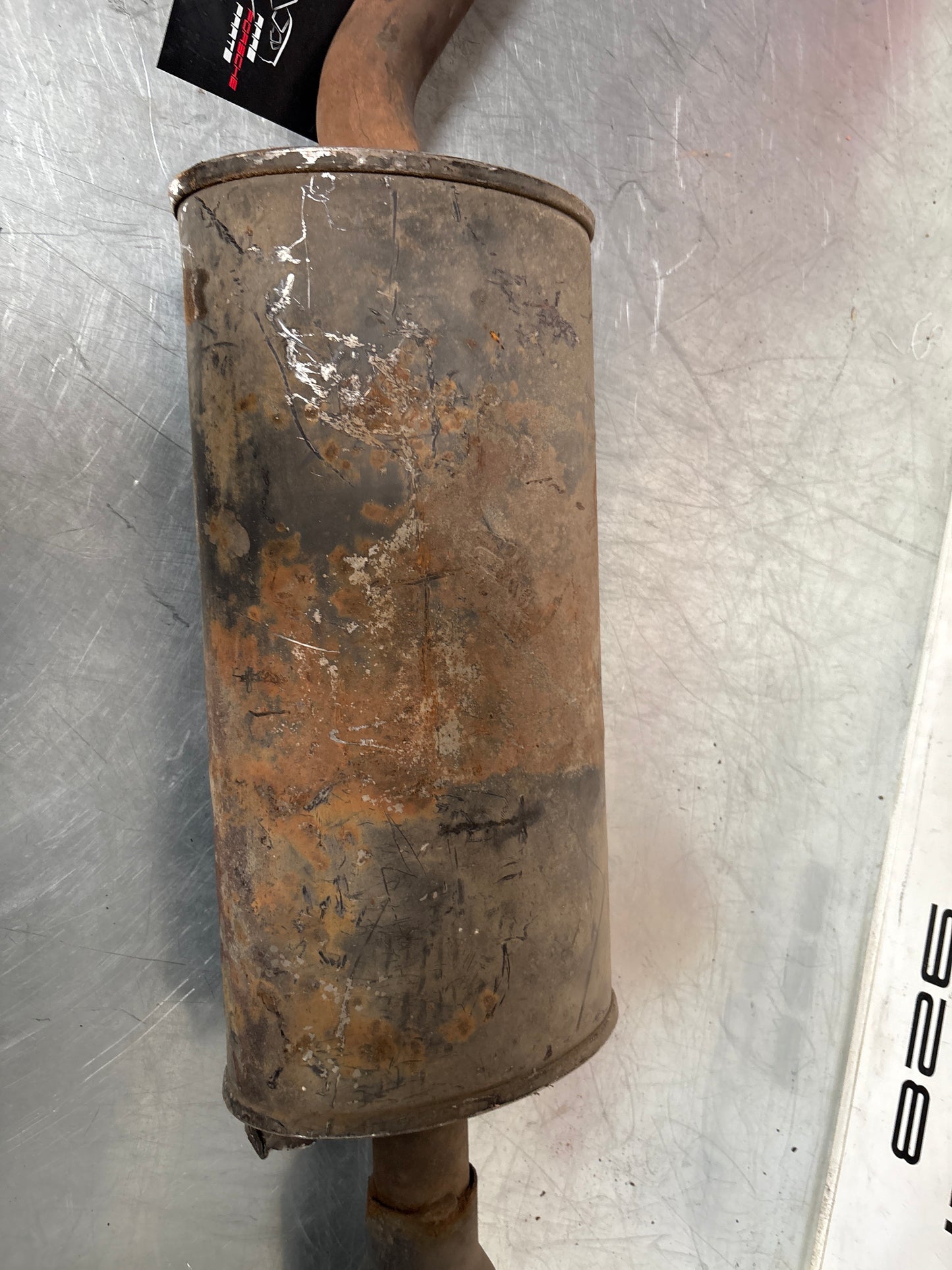 Porsche 944 2.5 N/A Bischoff exhaust system rear muffler, used 94411108301