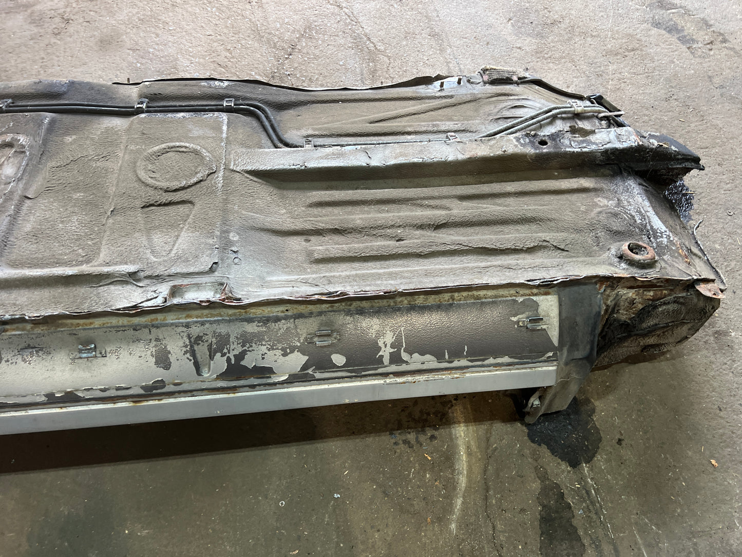 Porsche 924 Turbo RHD left floor pan section with sill 94450150100