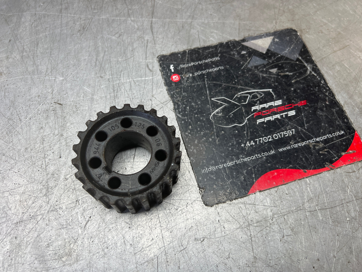 Porsche 944 S2 16v Crankshaft Timing Cam Belt Gear Pulley, used 94410512506