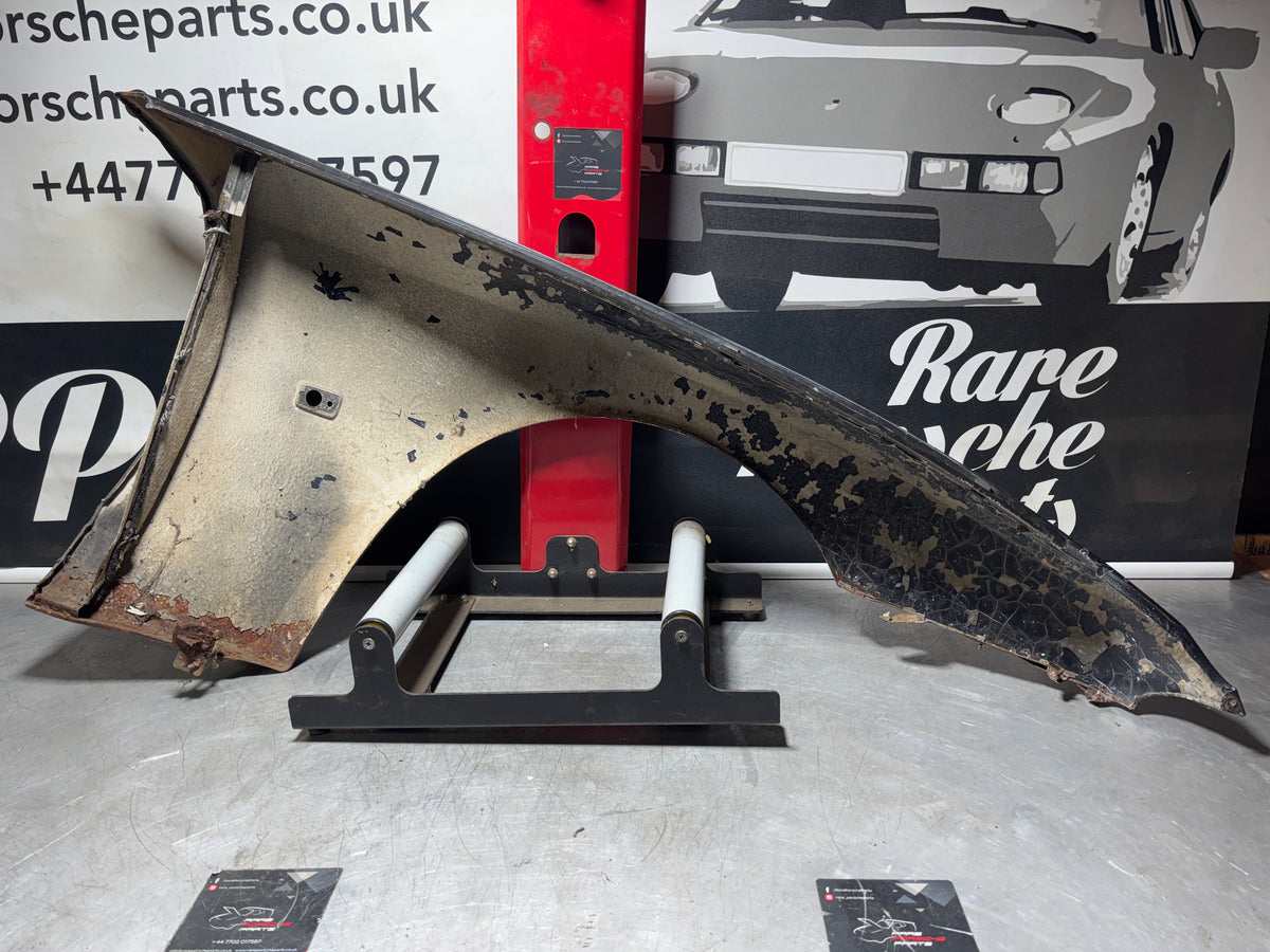 Porsche 944 early, N/S left front wing, used 93150302103 spares or repair