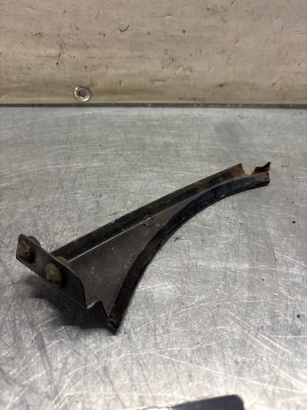 Porsche 914 headlight cover, left side, used 91450330710
